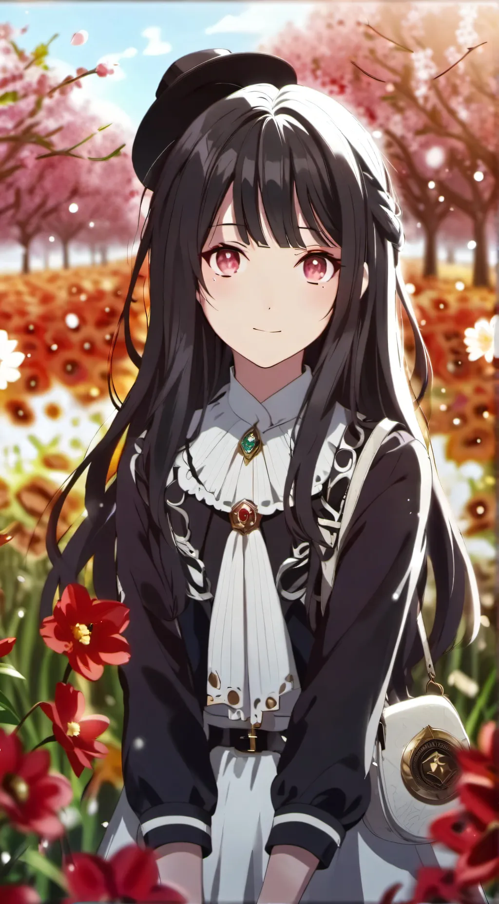 ai character: MHA walk background