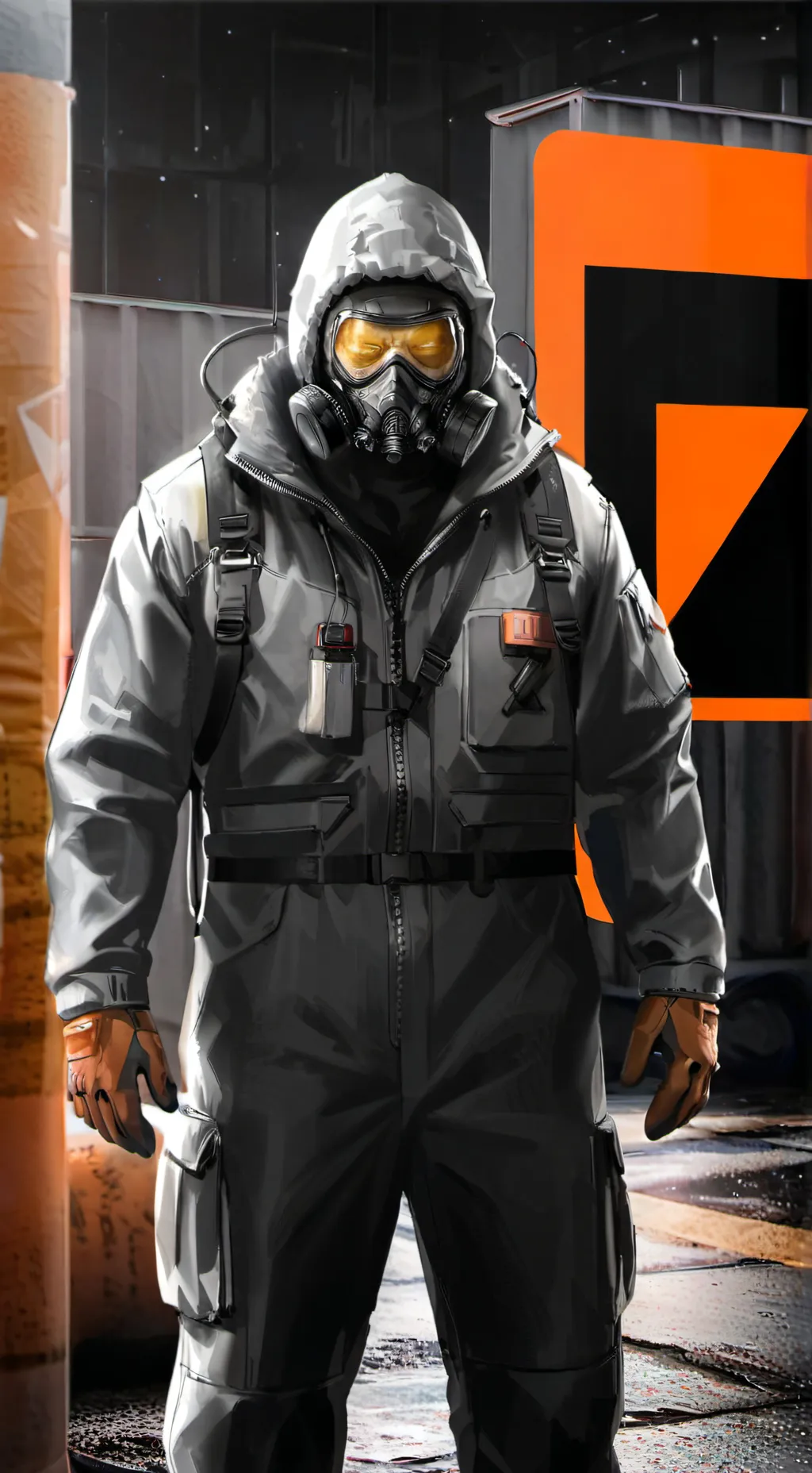 ai character: DANGER DO NOT CHAT background