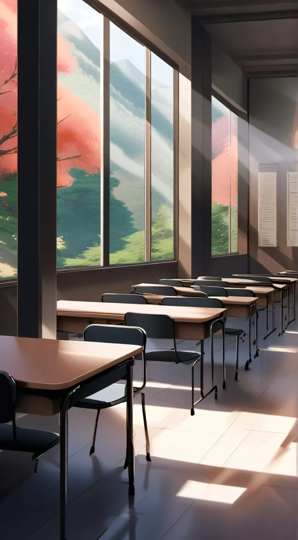 ai character: Classroom background