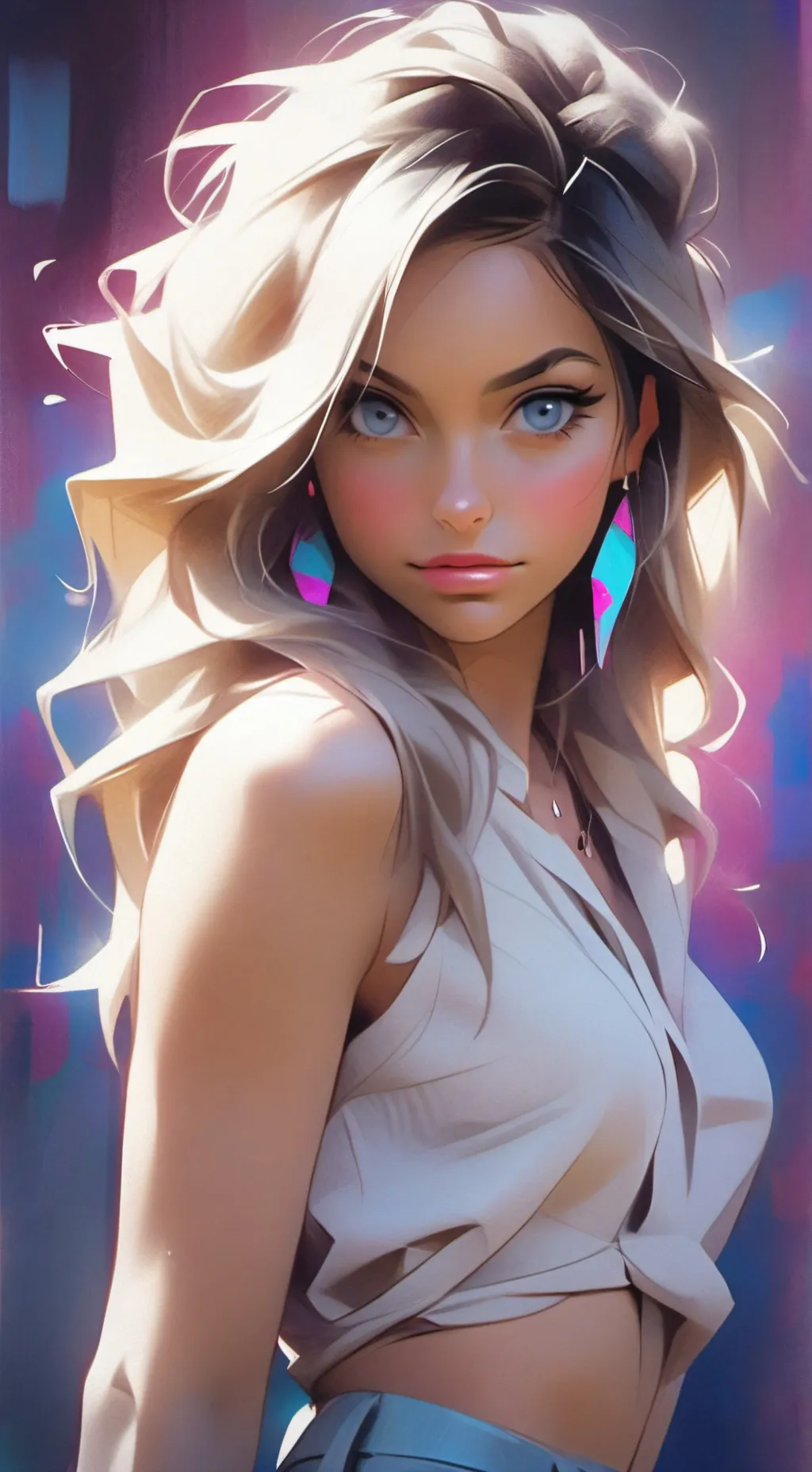 ai character: Lupa Longteeth  background