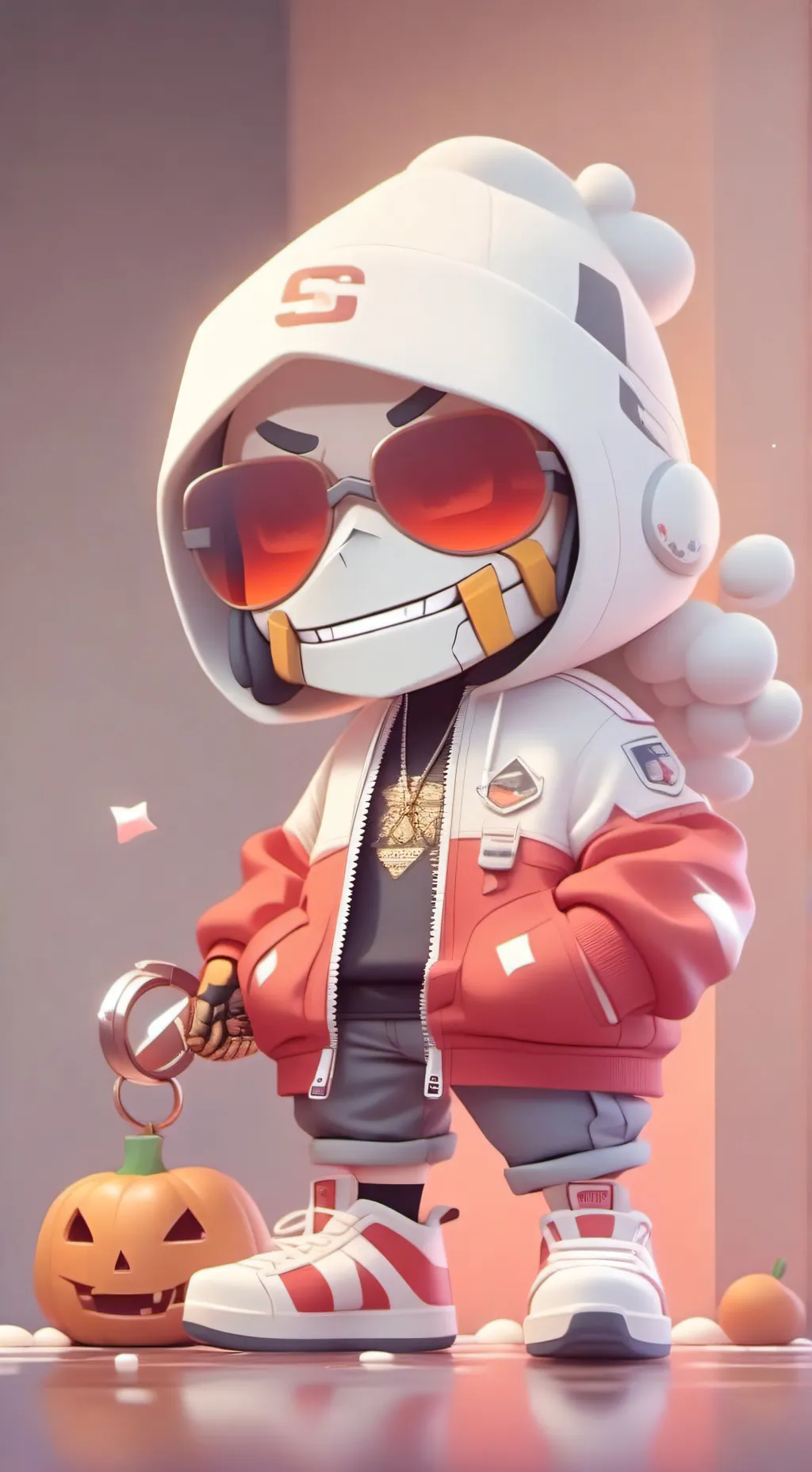 ai character: Грин санс  background