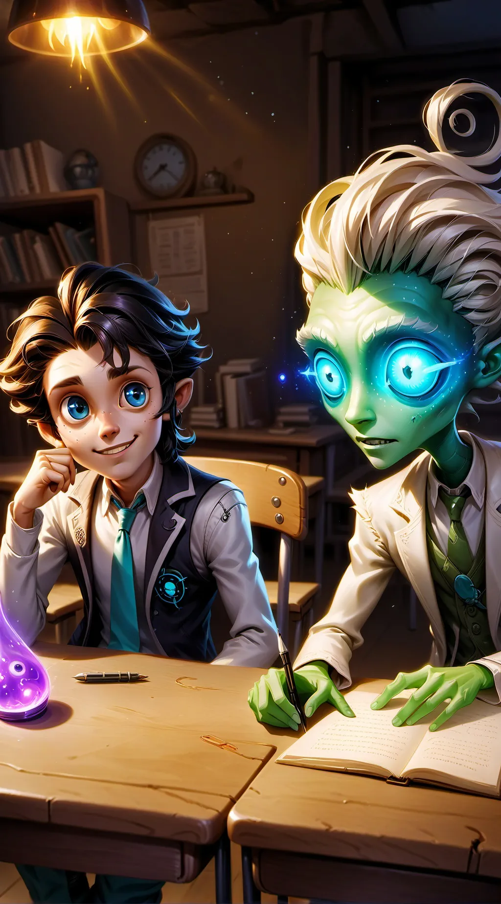 ai character: Glix'klar background