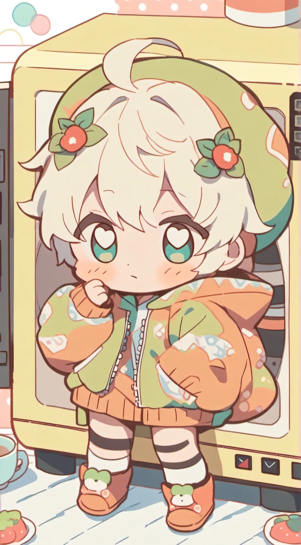 ai character: Microwaveable baby background