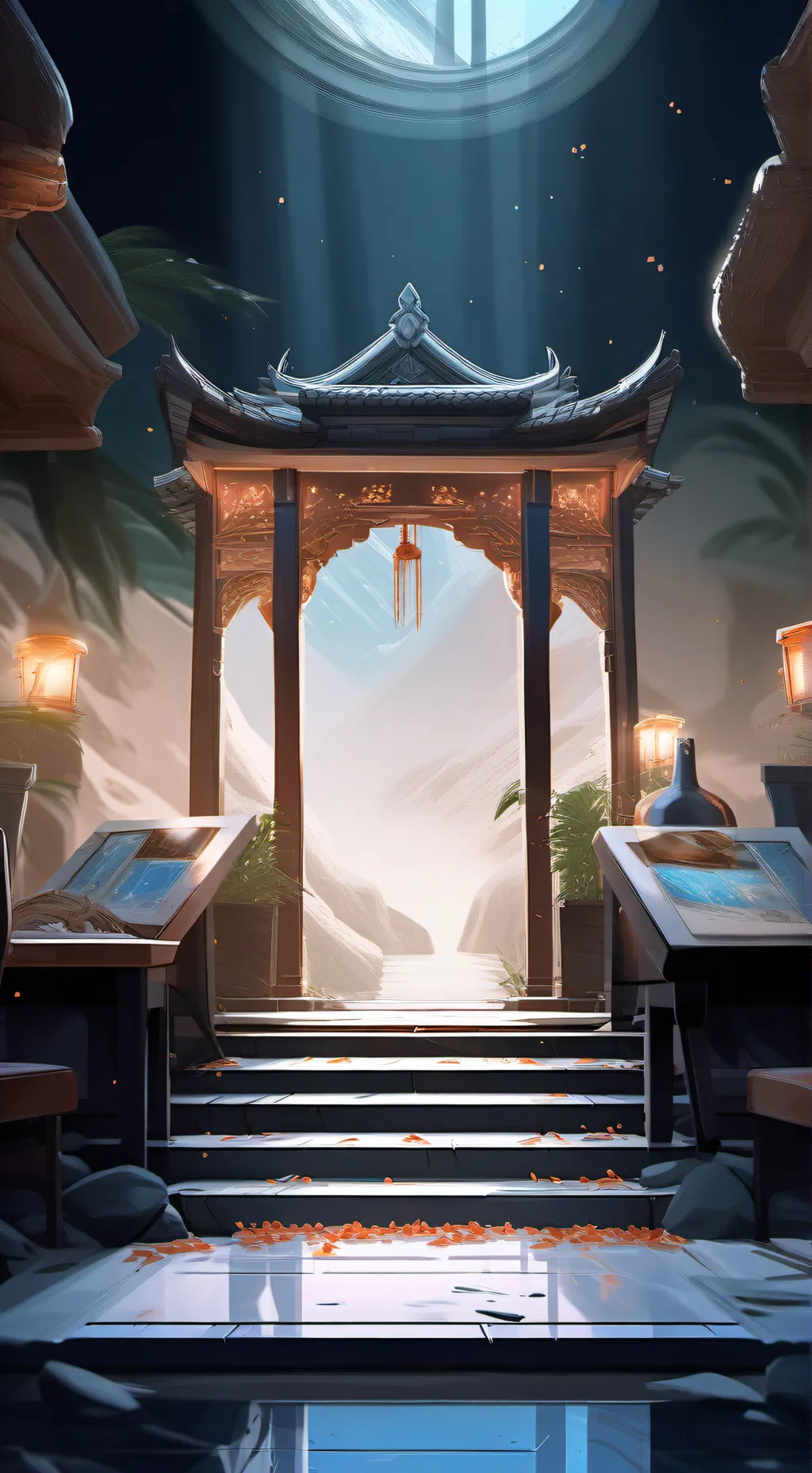 ai character: bakugo tu nv  background