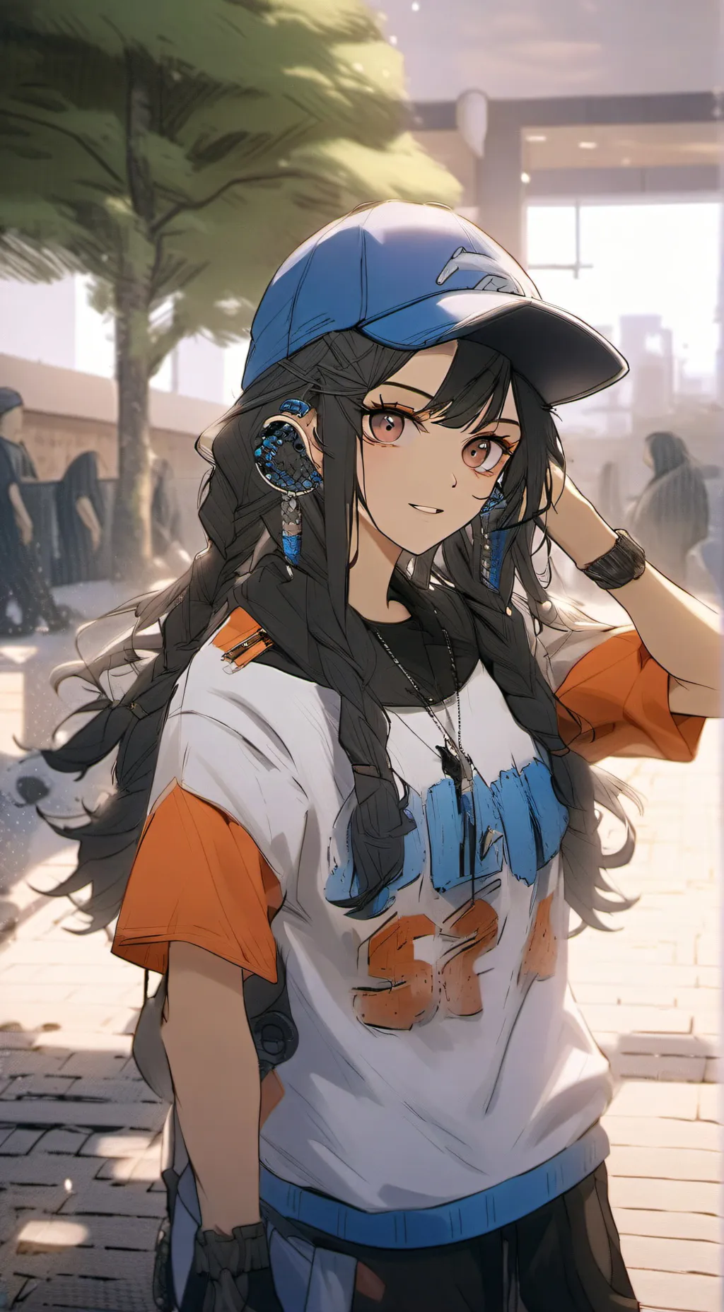 ai character: mica background