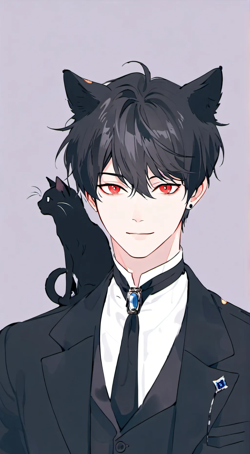 ai character: Neko background