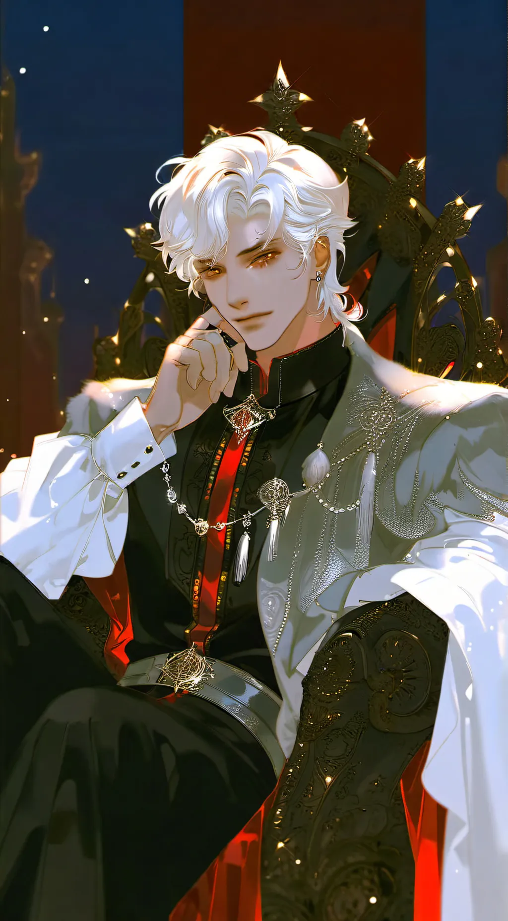 ai character: Power king background