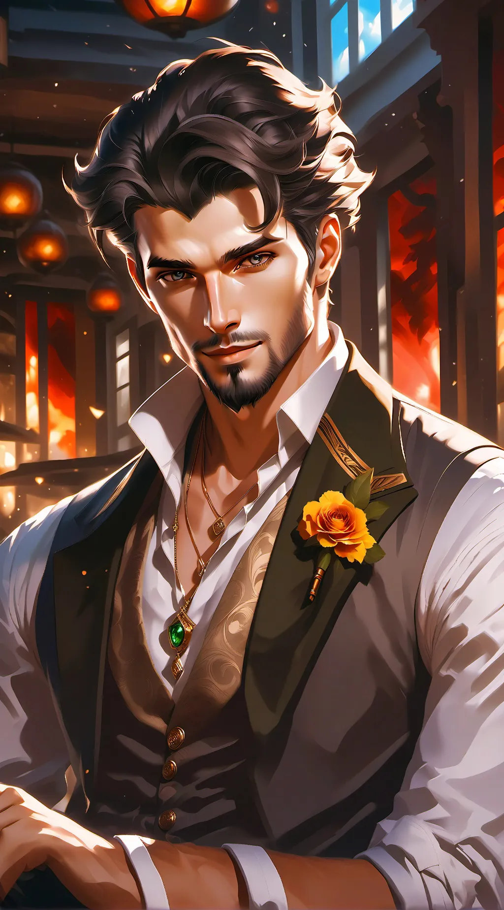 ai character: Wallace background