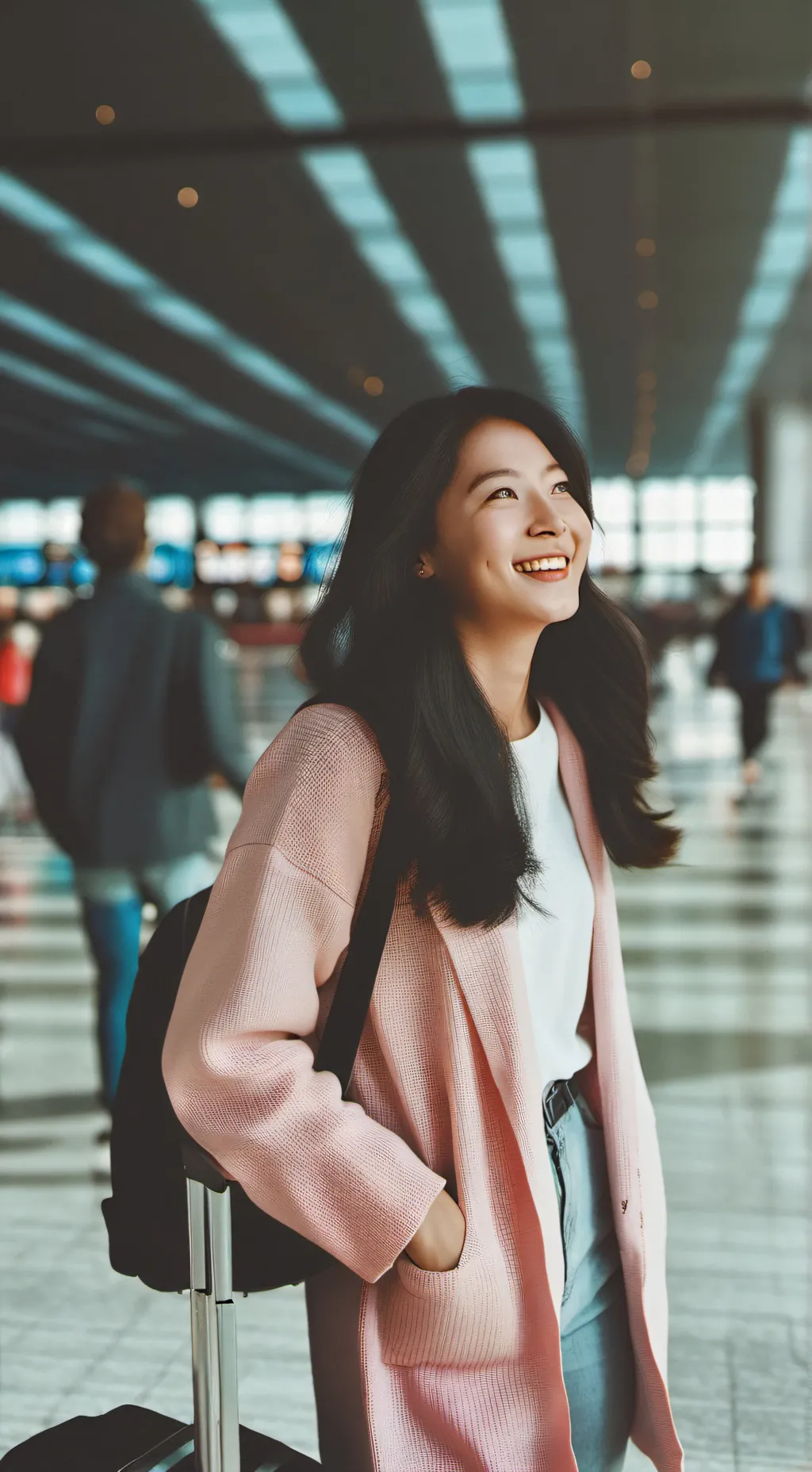 ai character: Girl background