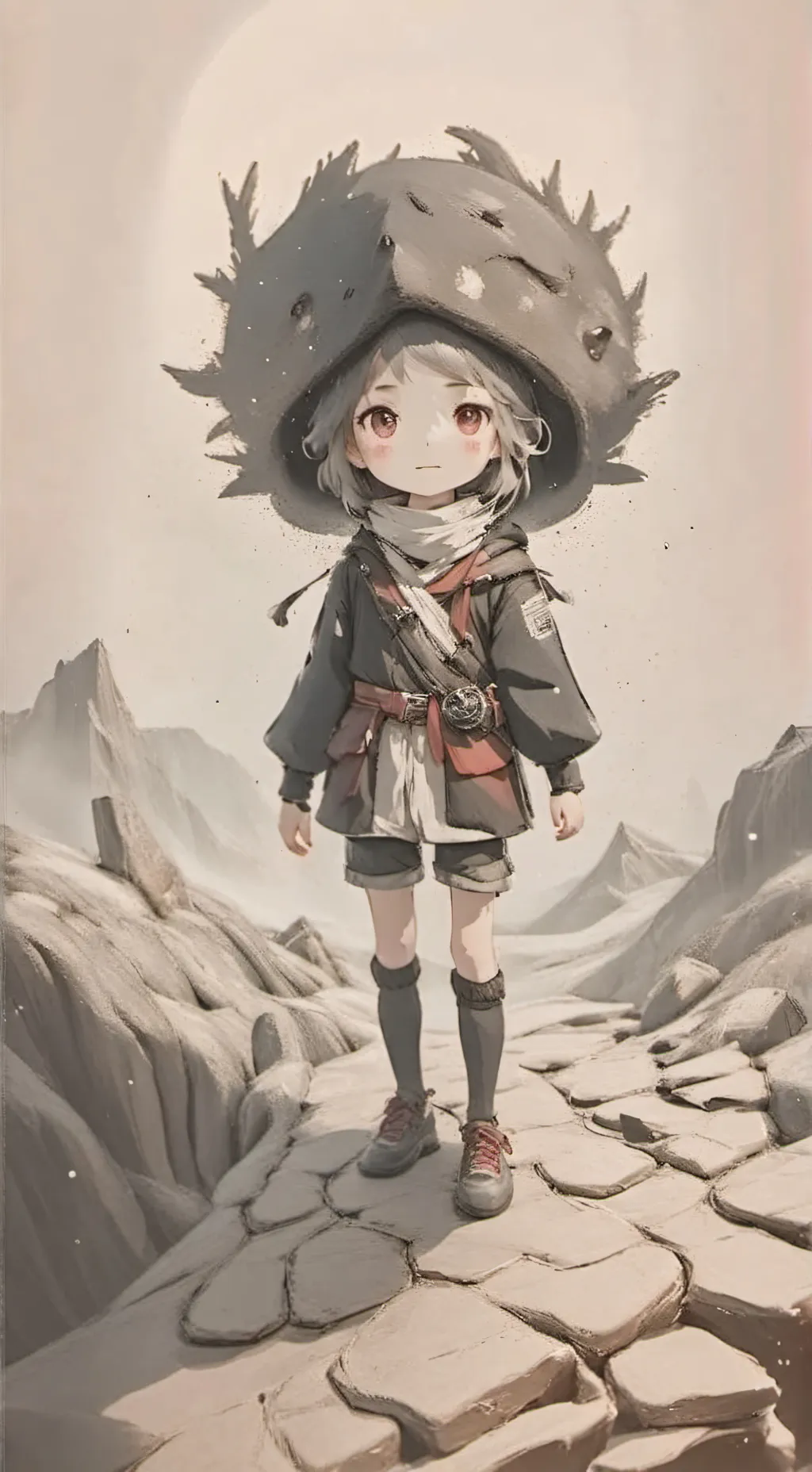 ai character: Wenda hide&seek background