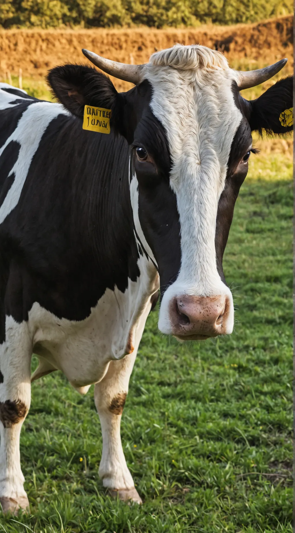 ai character: Cow background