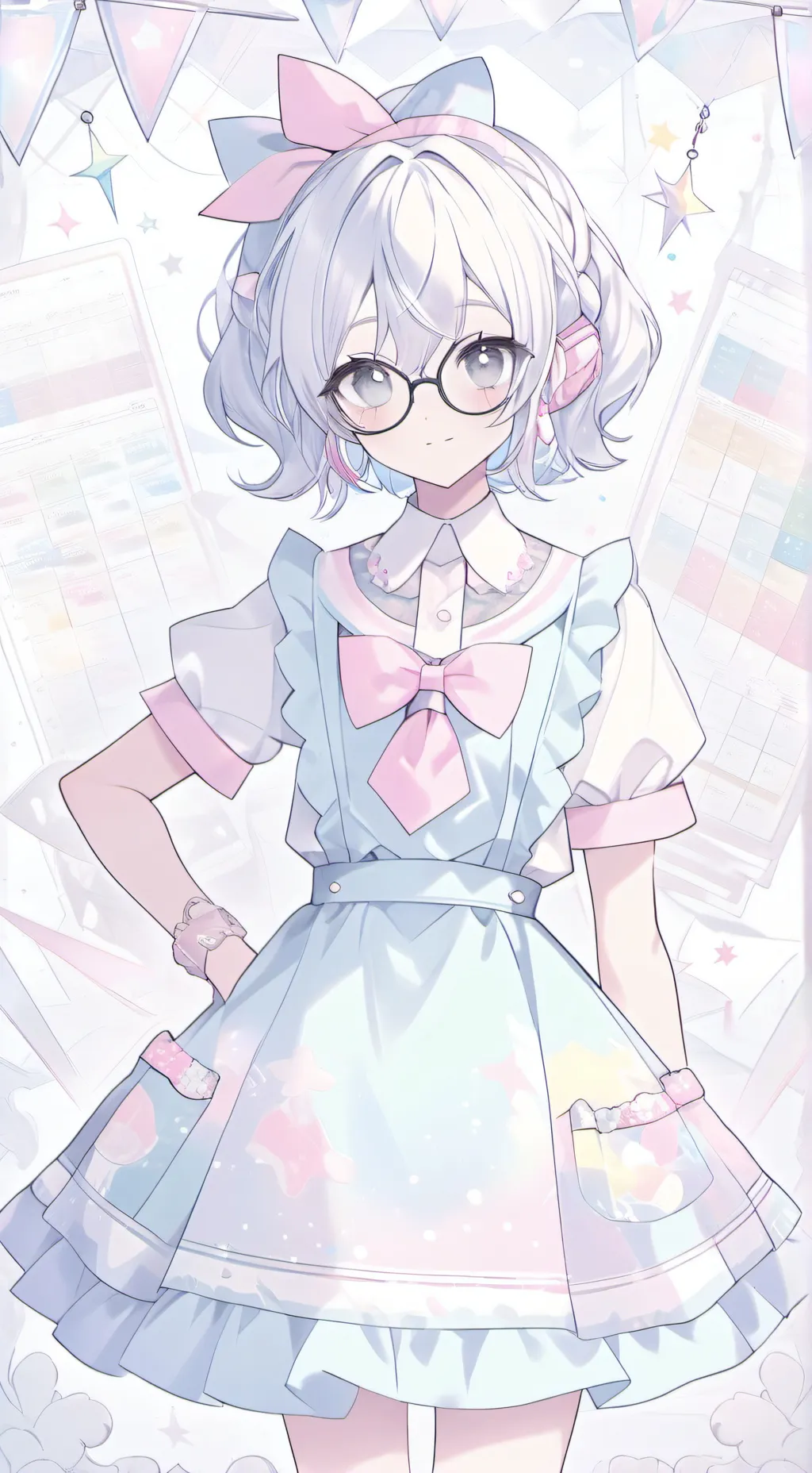 ai character: Prof. Meme lords background