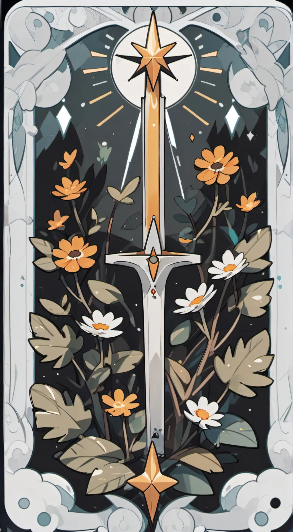 ai character: Azure & two time background