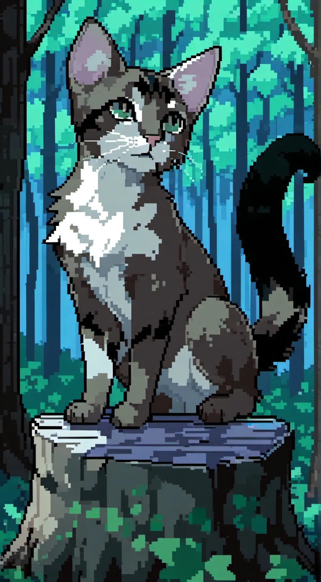 ai character: fawn background