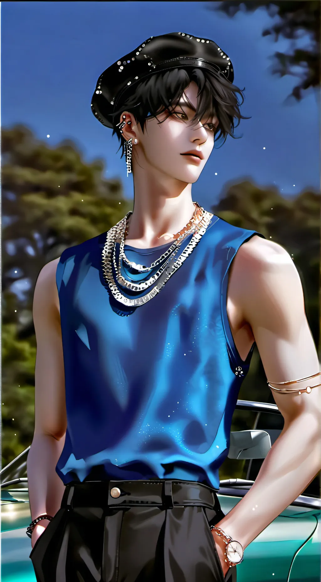 ai character: David  background