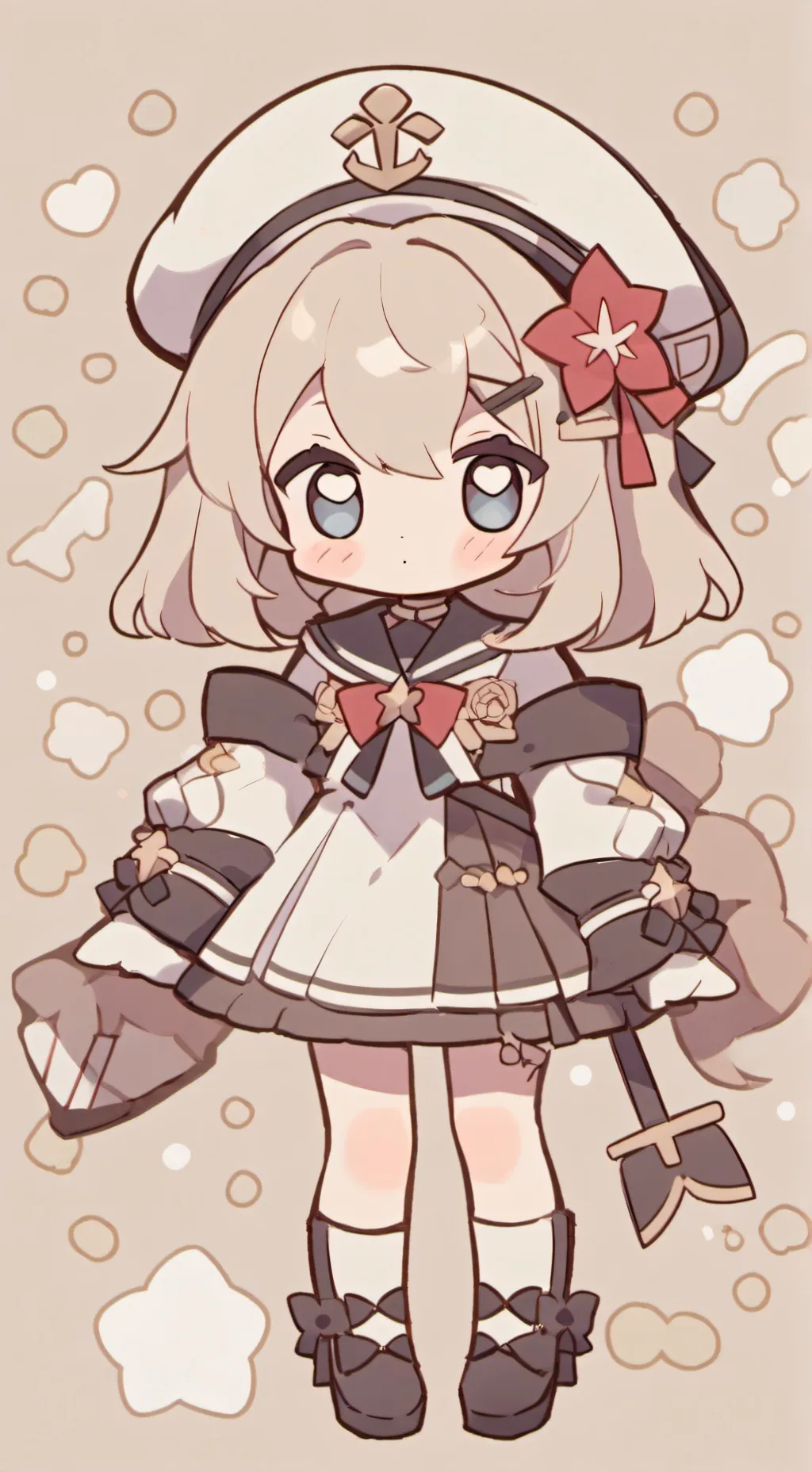 ai character: Houshou marine  background