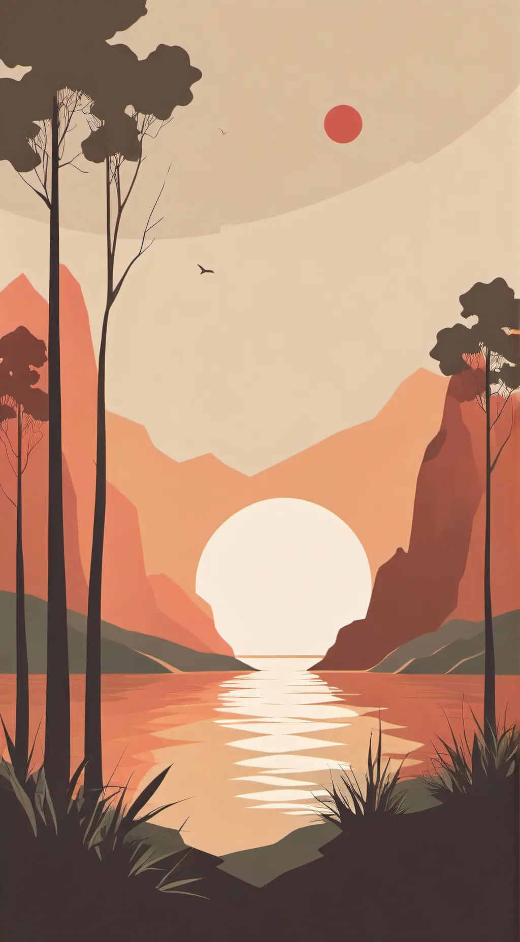 ai character: strawberry background