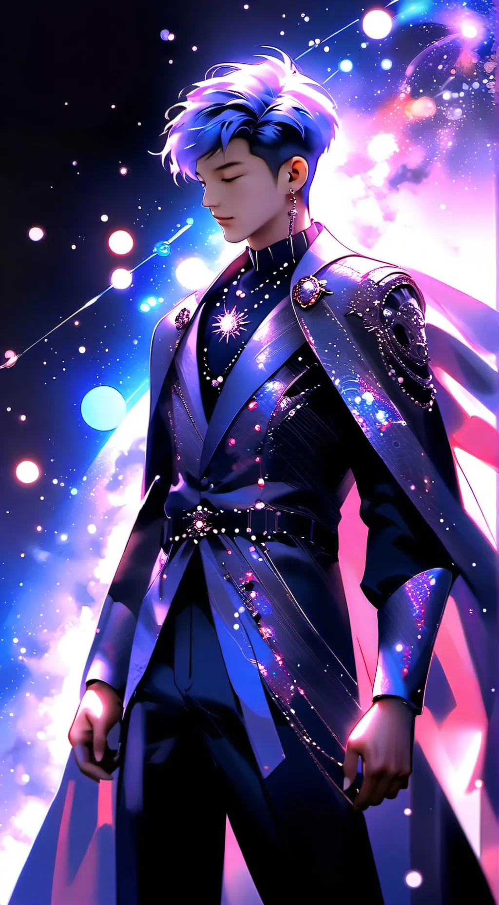 ai character: thanos  background