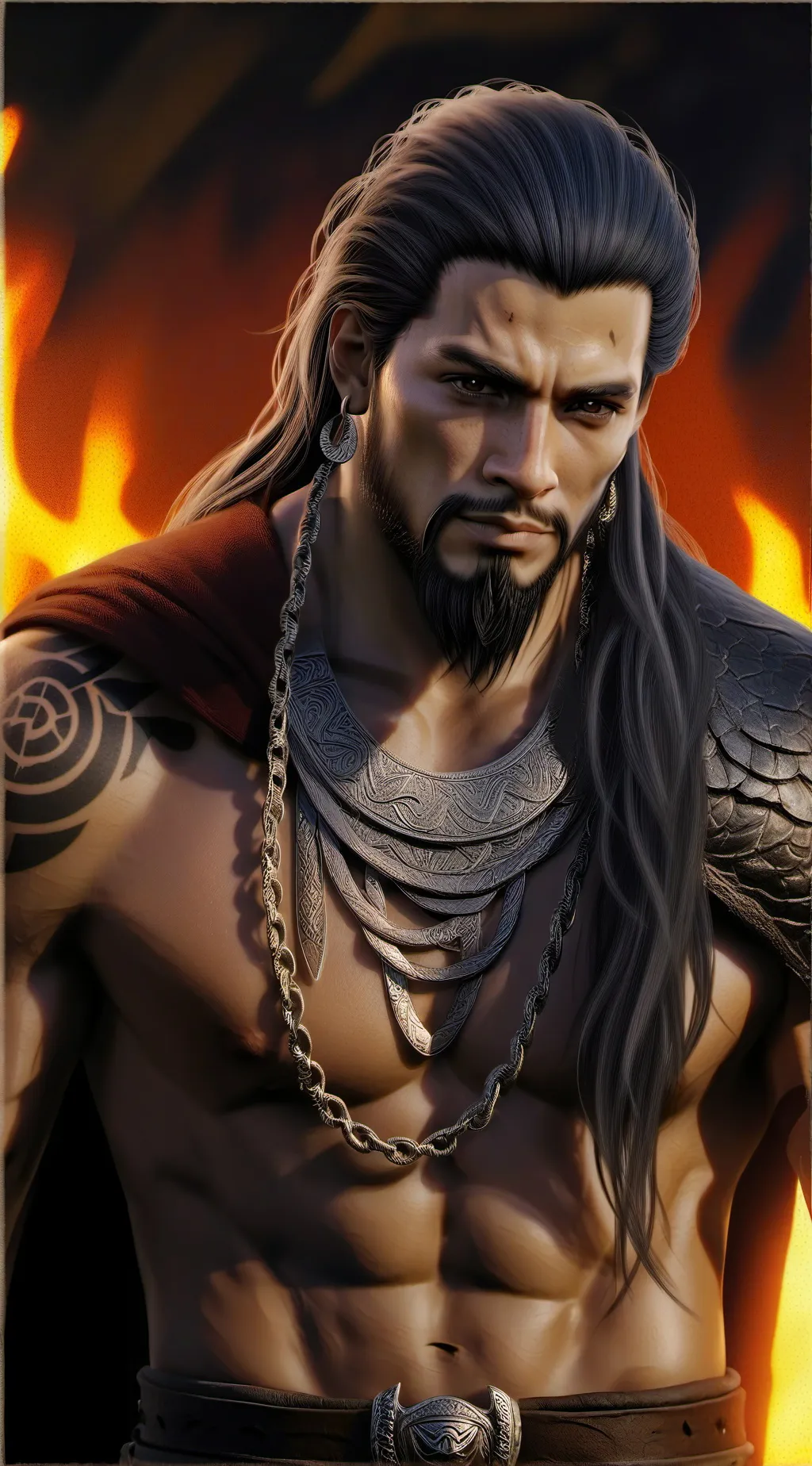 ai character: Kael Draconis background