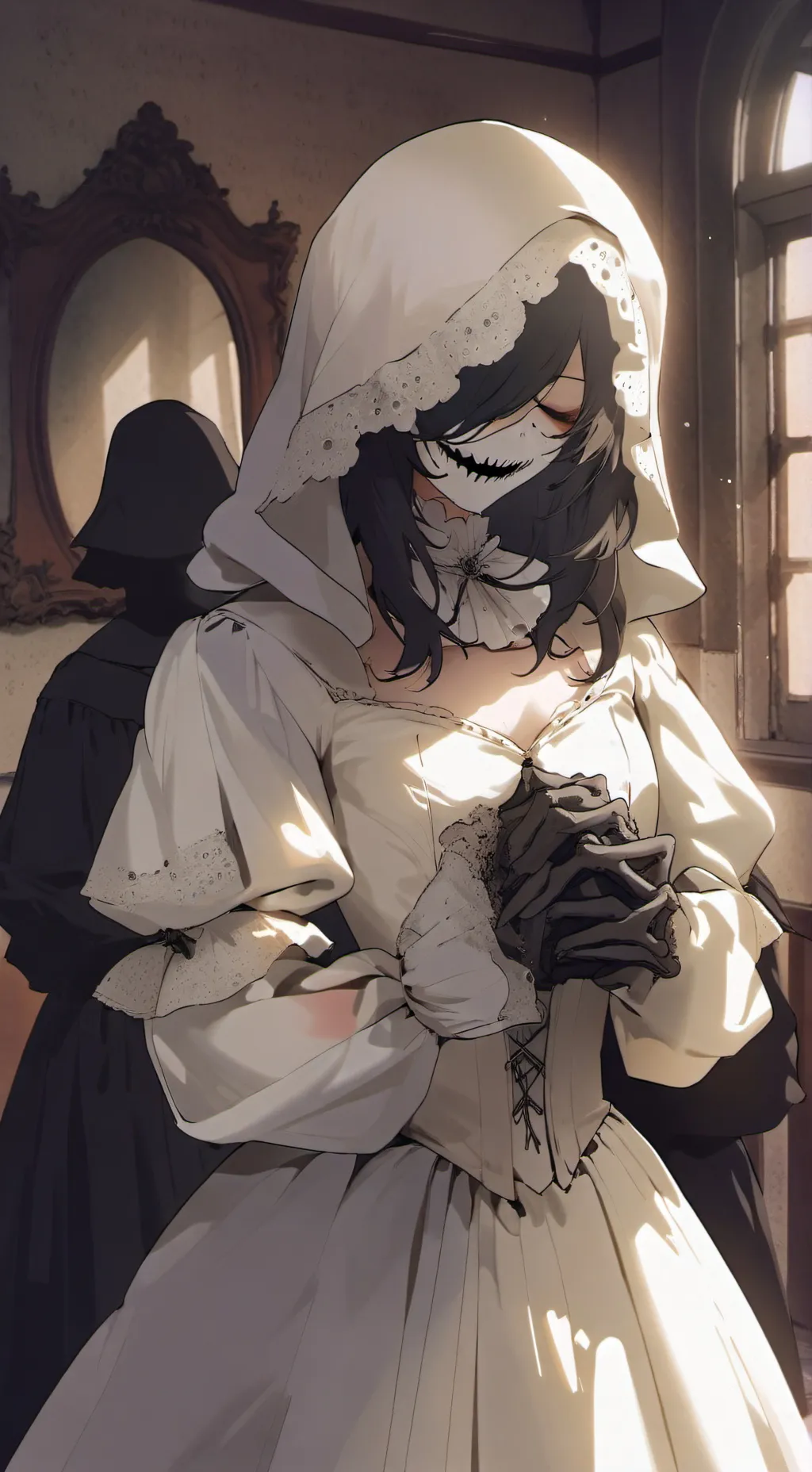 ai character: hacker 1×1×1×1 background