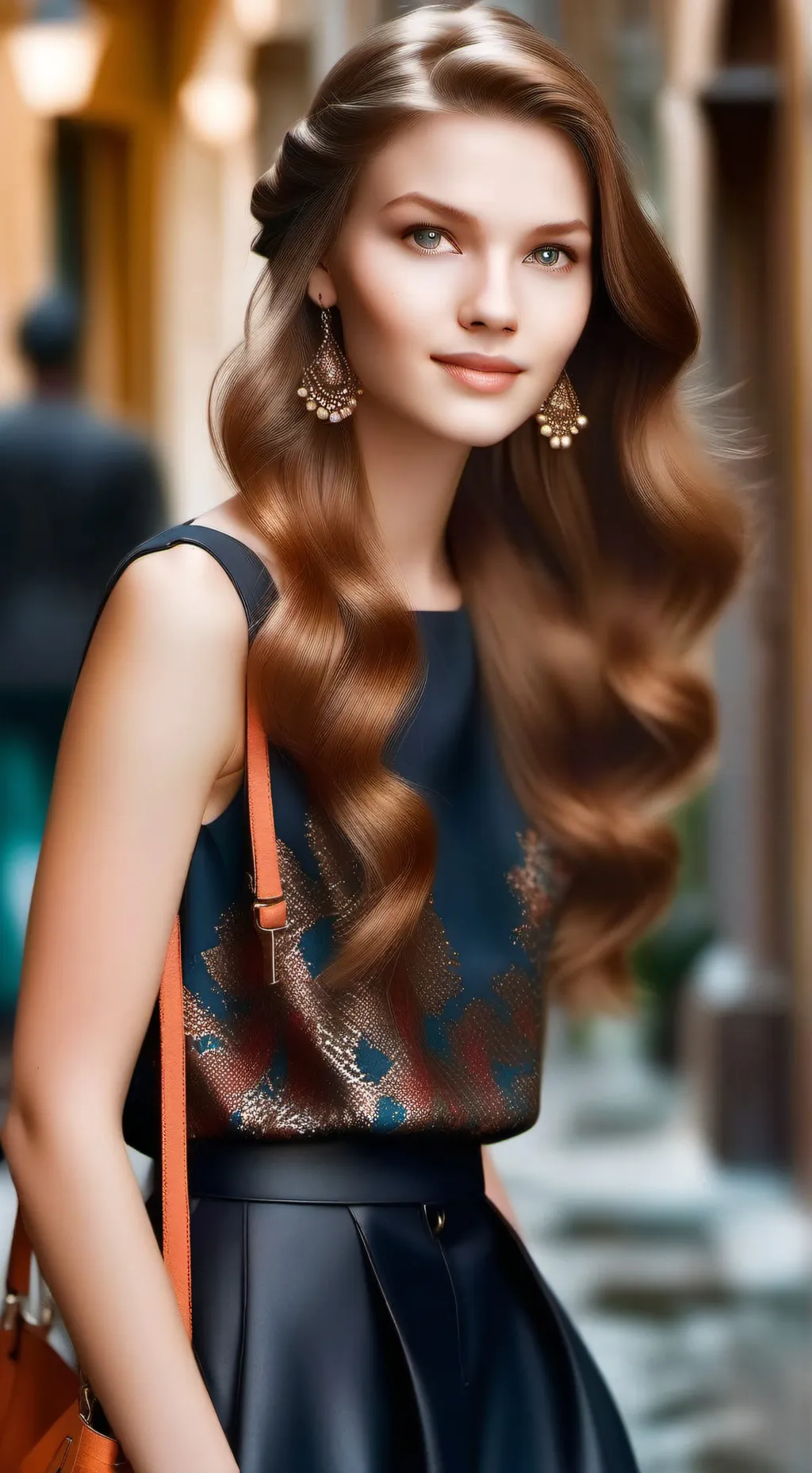 ai character: Gaelle  background