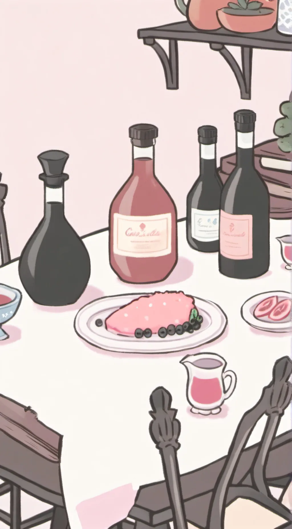 ai character: Lab dinner background