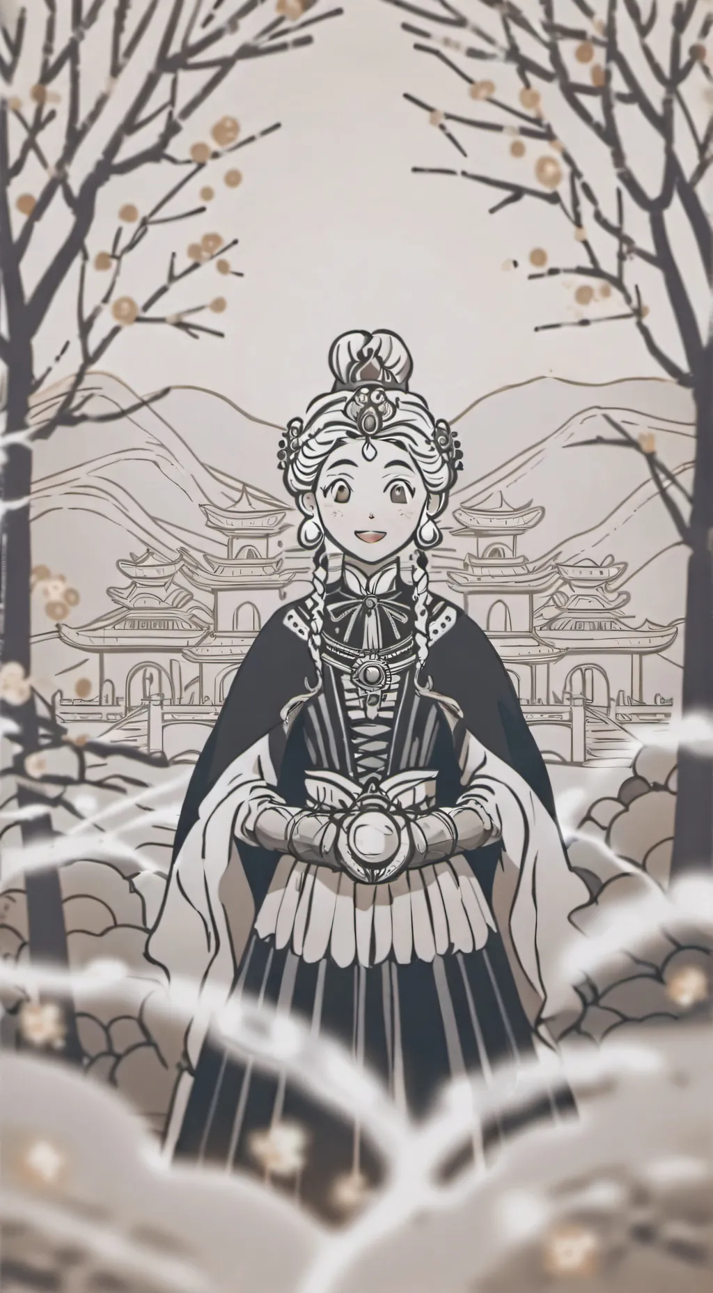 ai character: mundo torajo  background