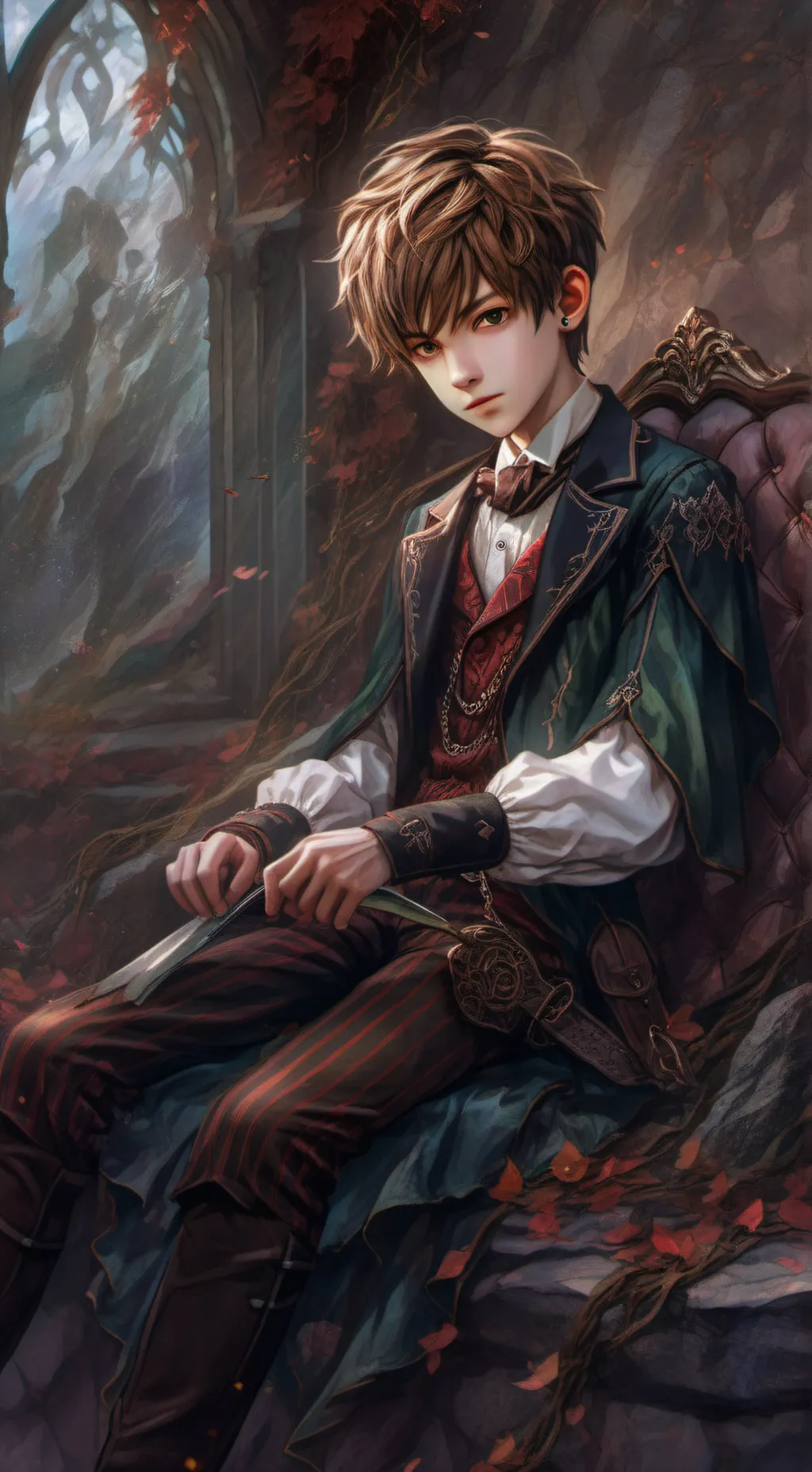 ai character: Axel  background