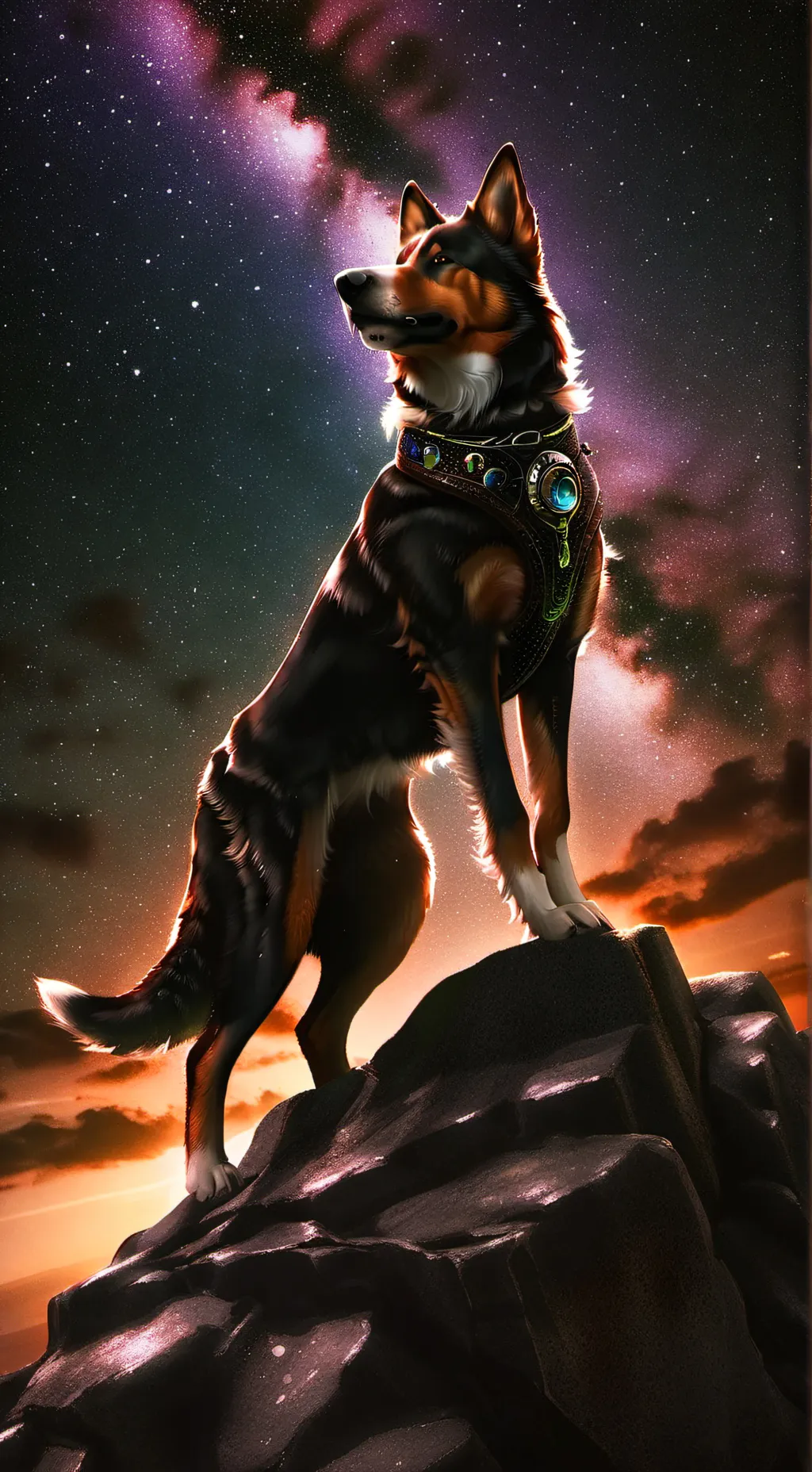 ai character: Paws background
