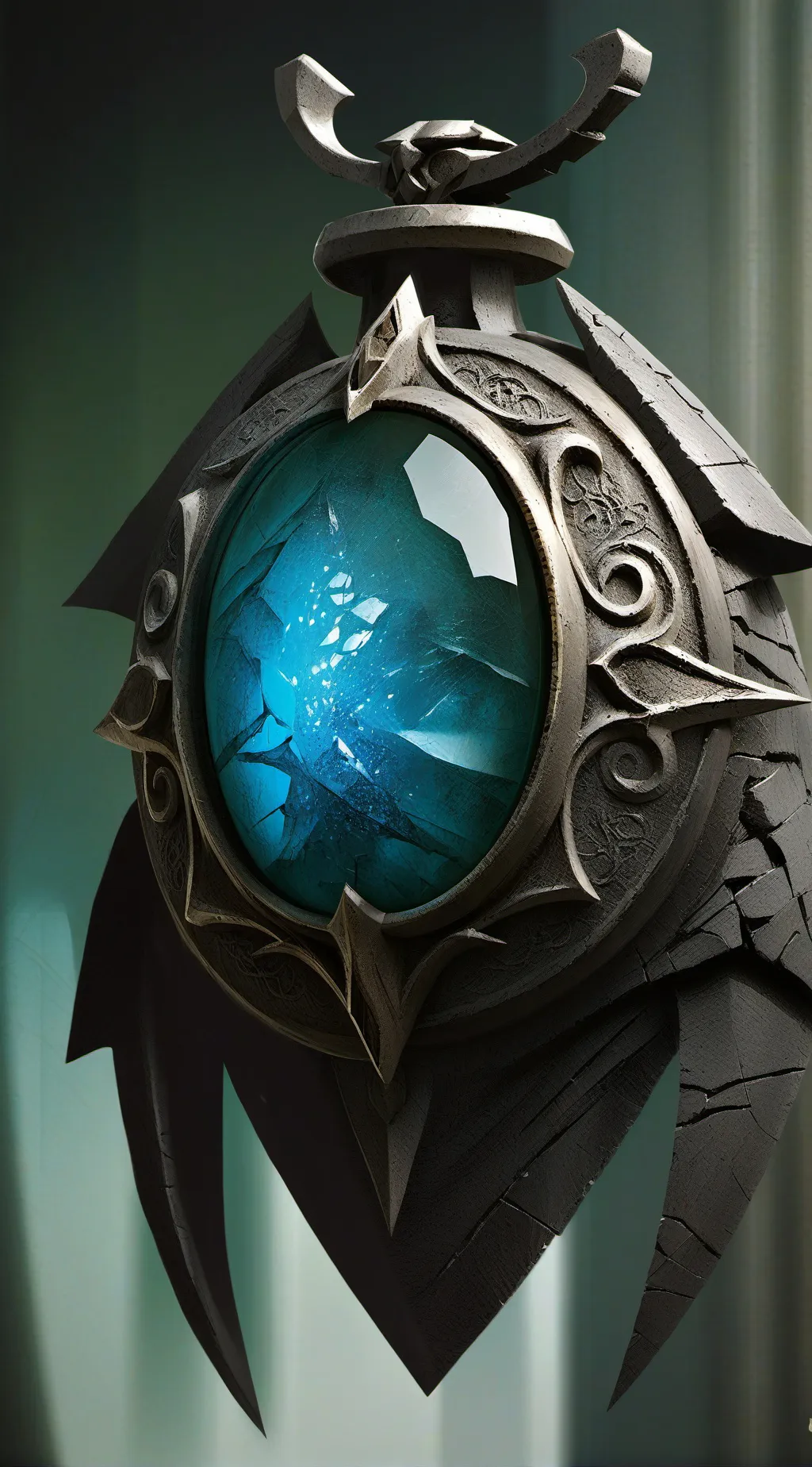 ai character: It's cold in here background