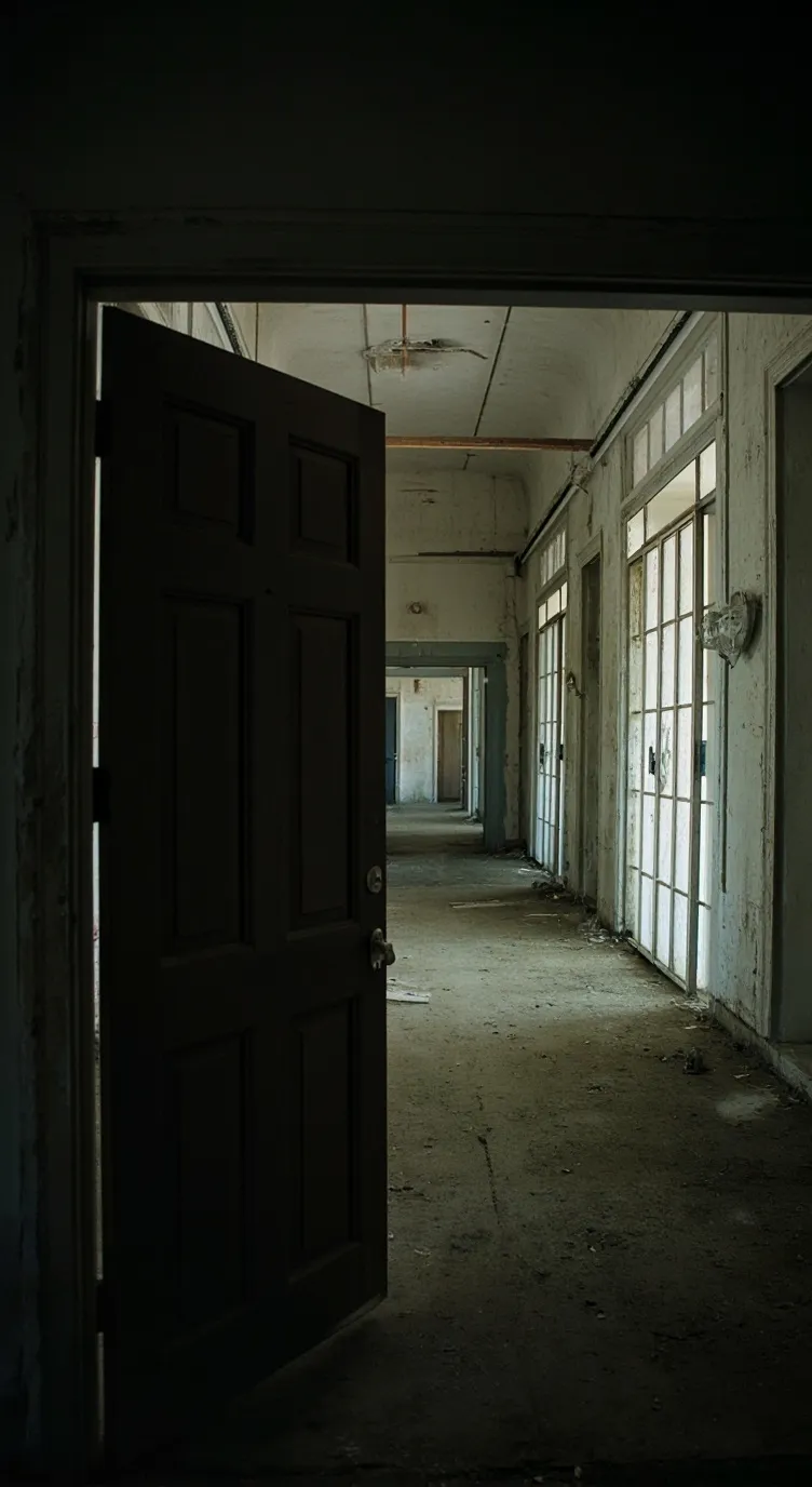 ai character: Abandoned school background