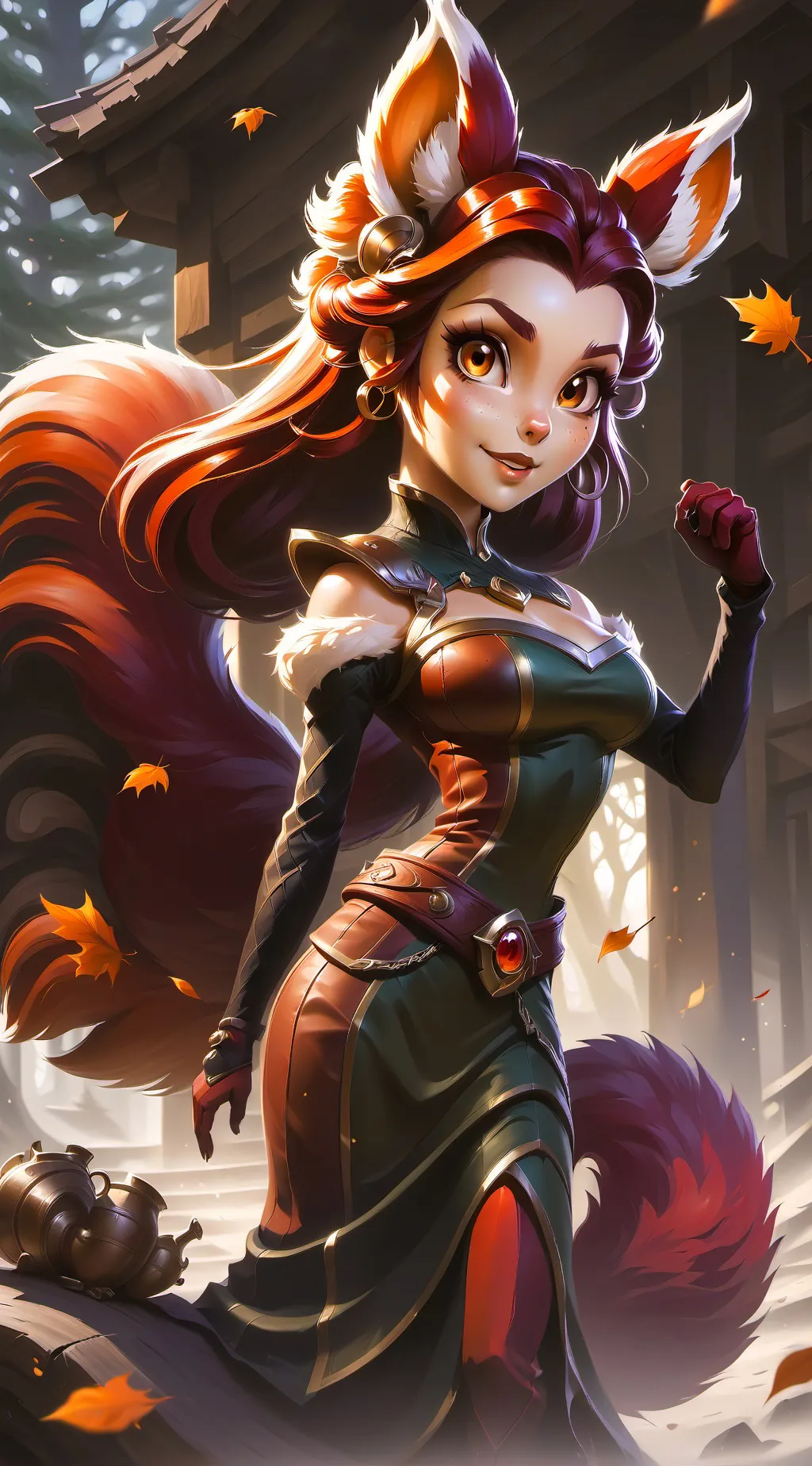 ai character: Sandra  background