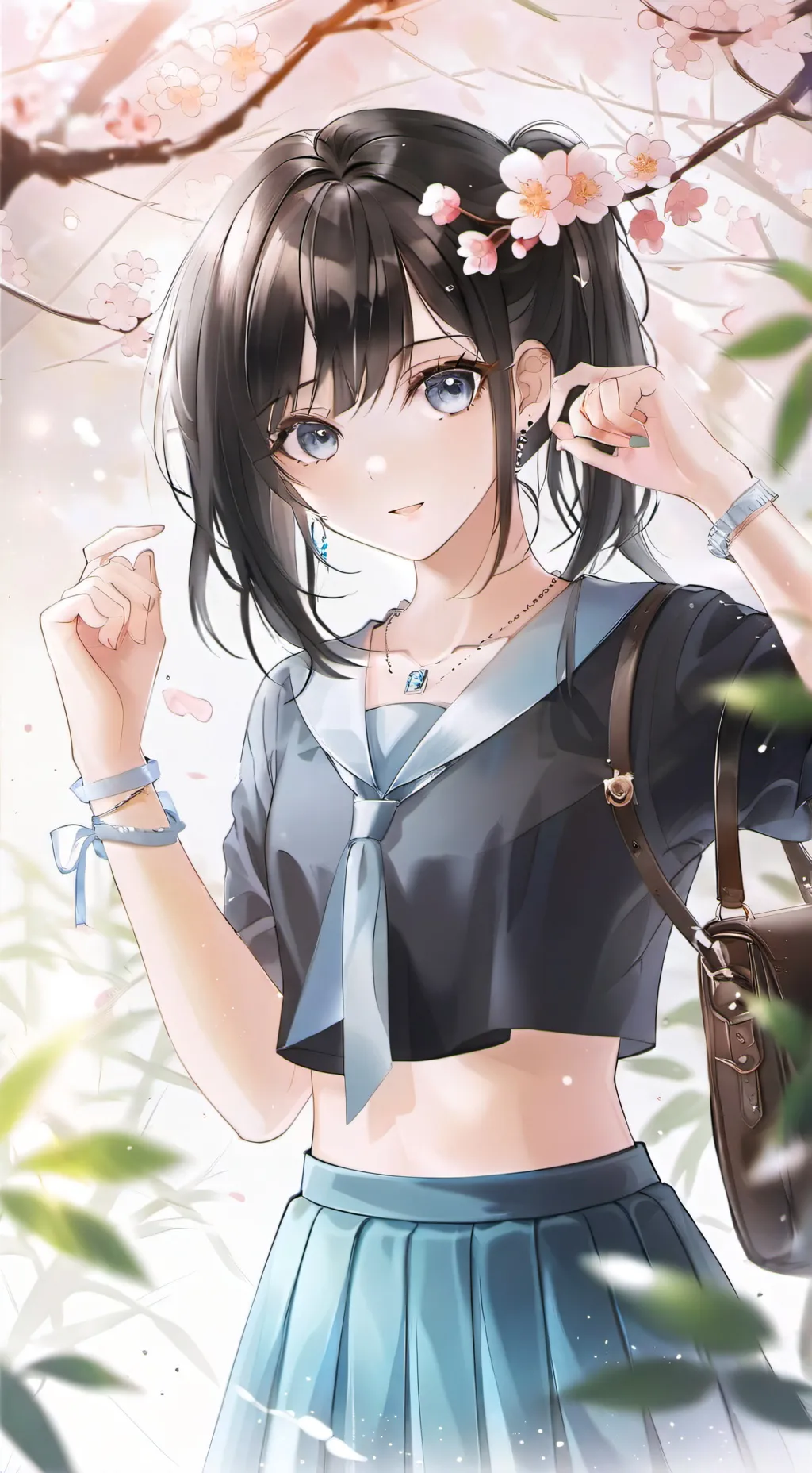 ai character: bench trio & dream background