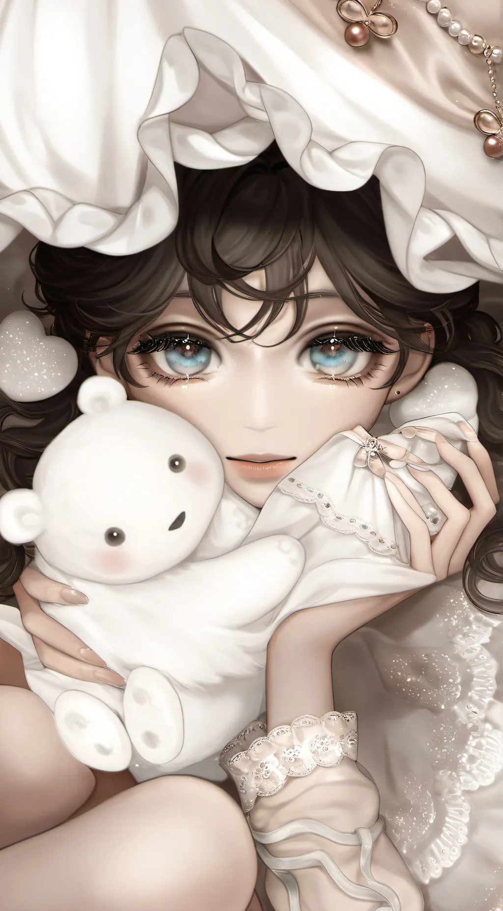 ai character: Black background