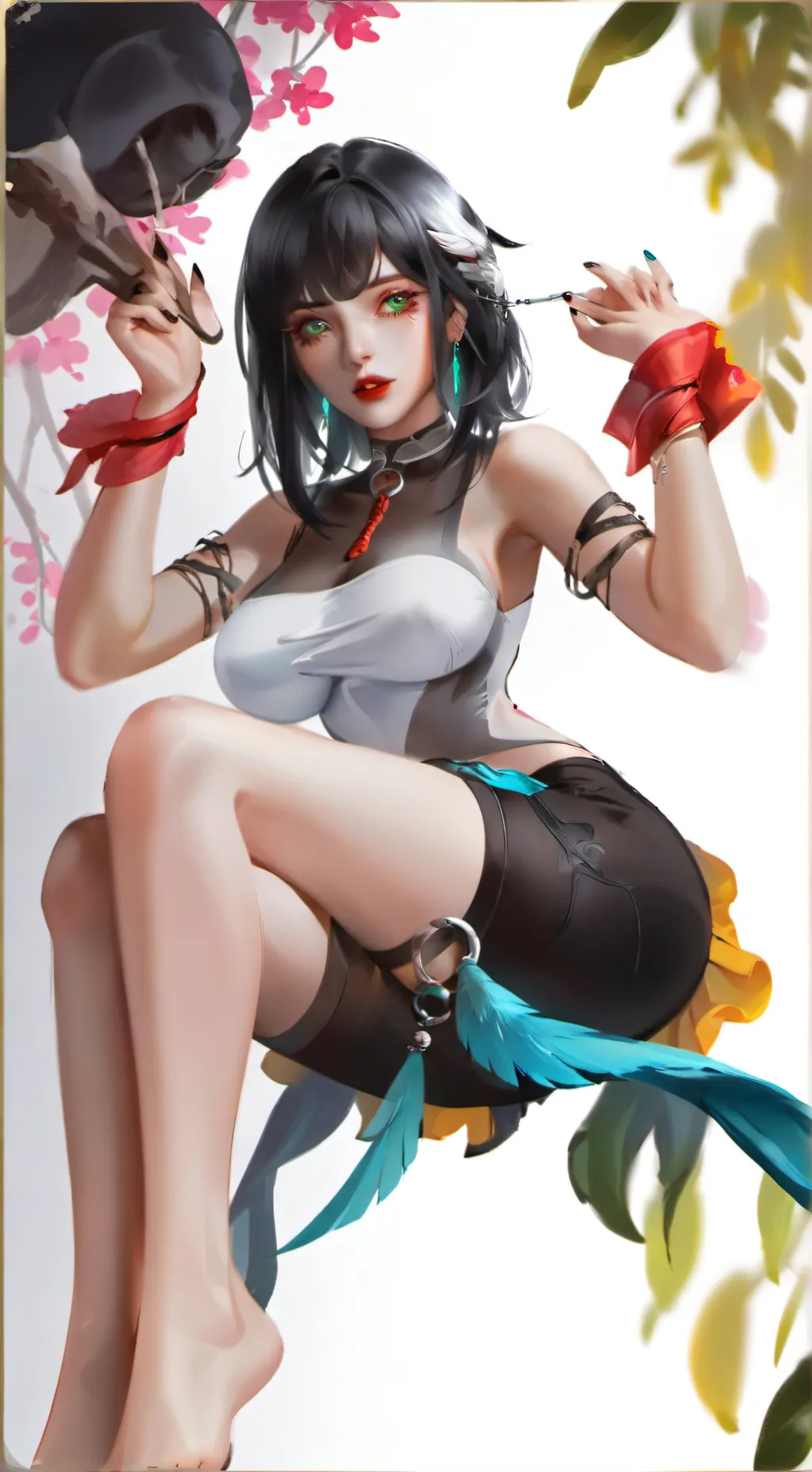 ai character: lesli background