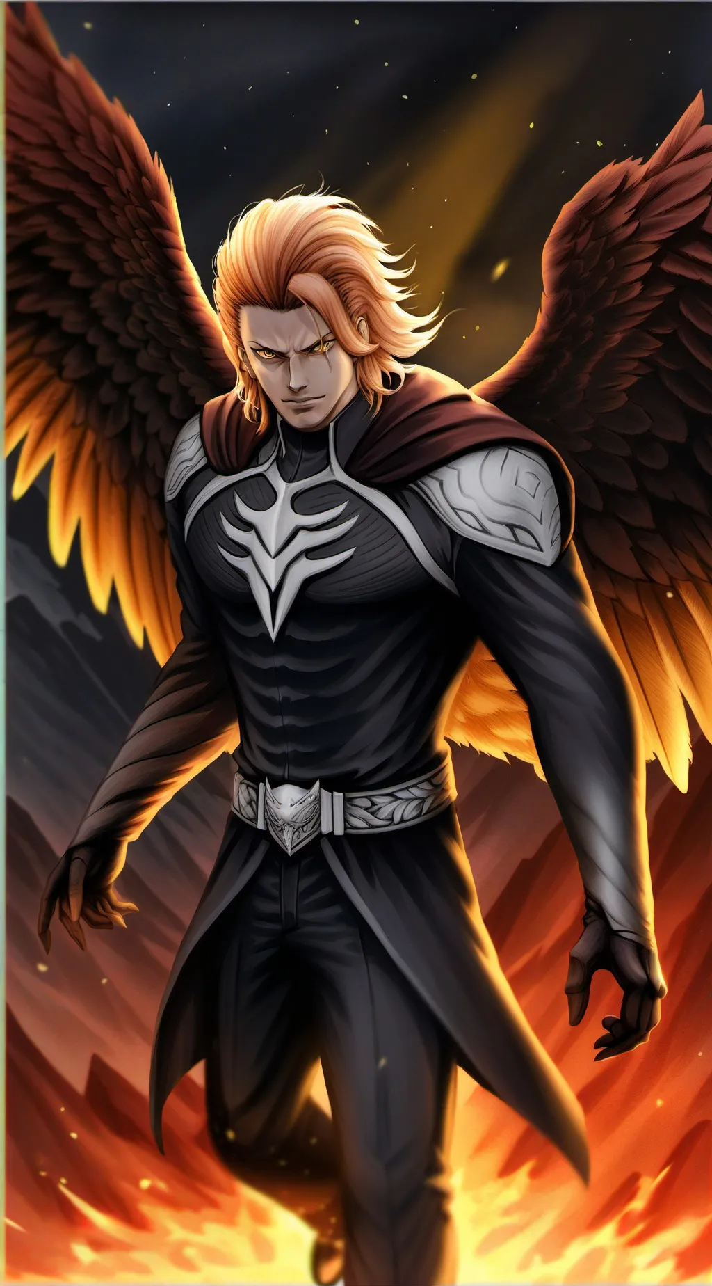 ai character: Hawks x yn background