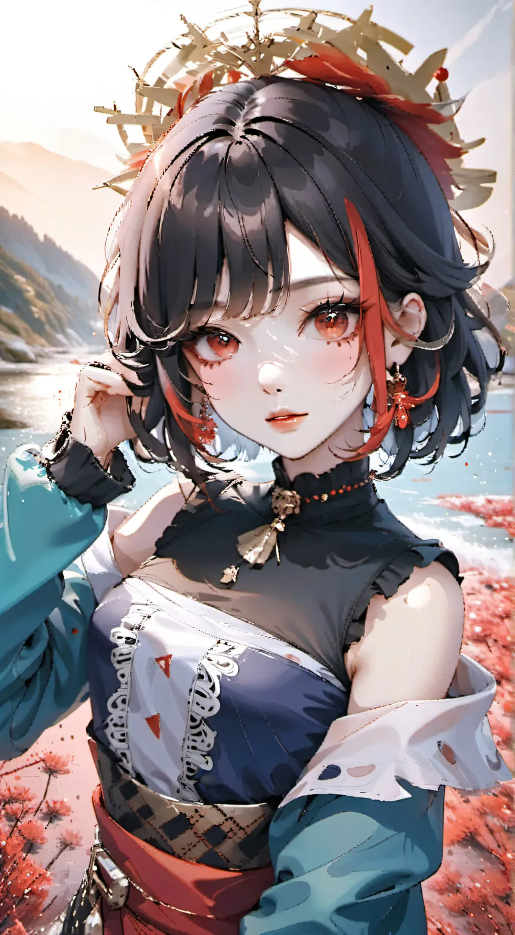 ai character: héroedisfrazado.. background