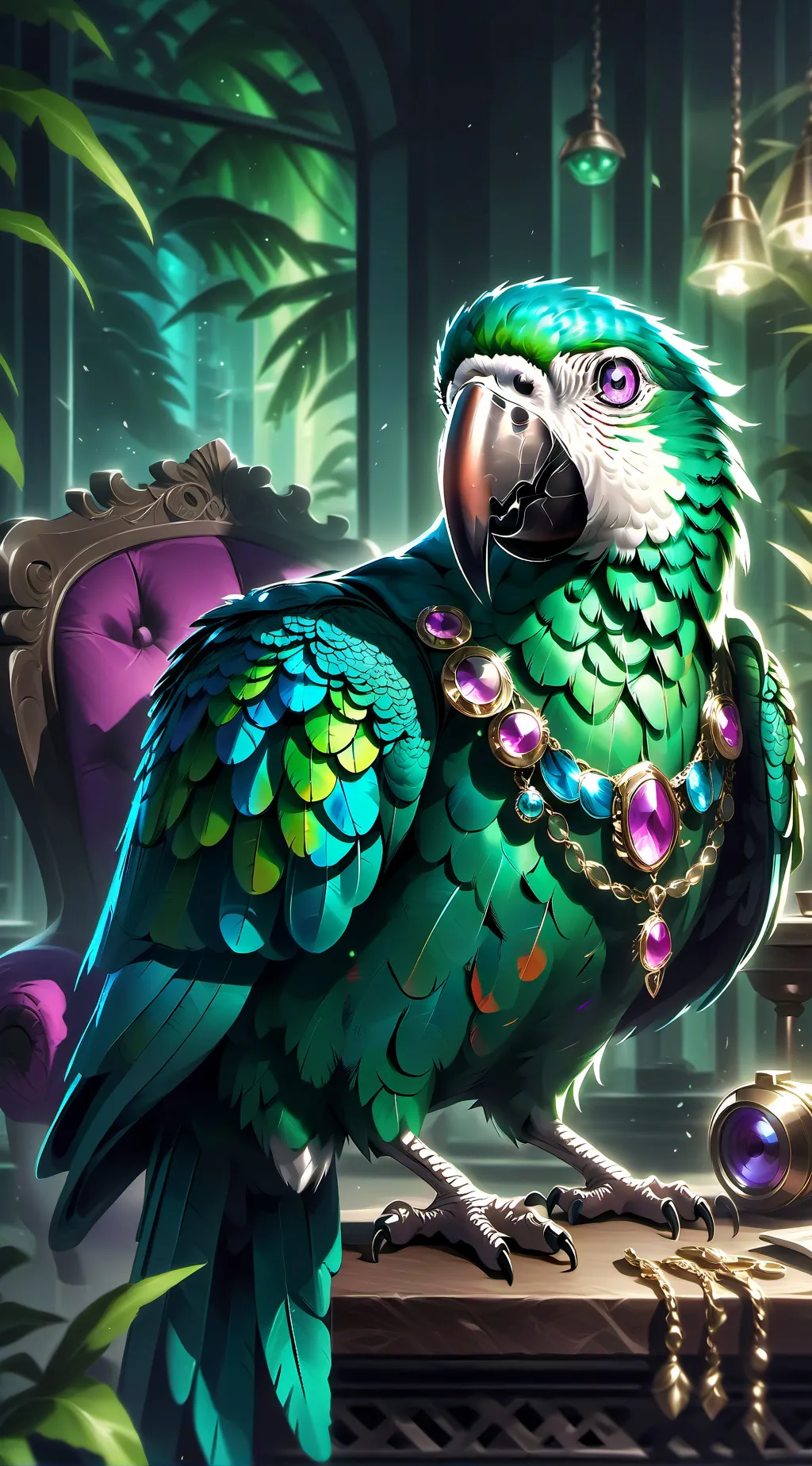 ai character: Giggle background