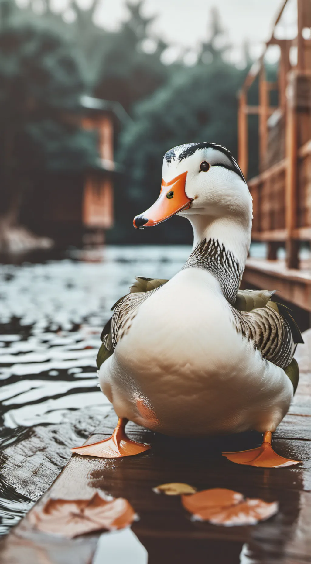 ai character: el pato background