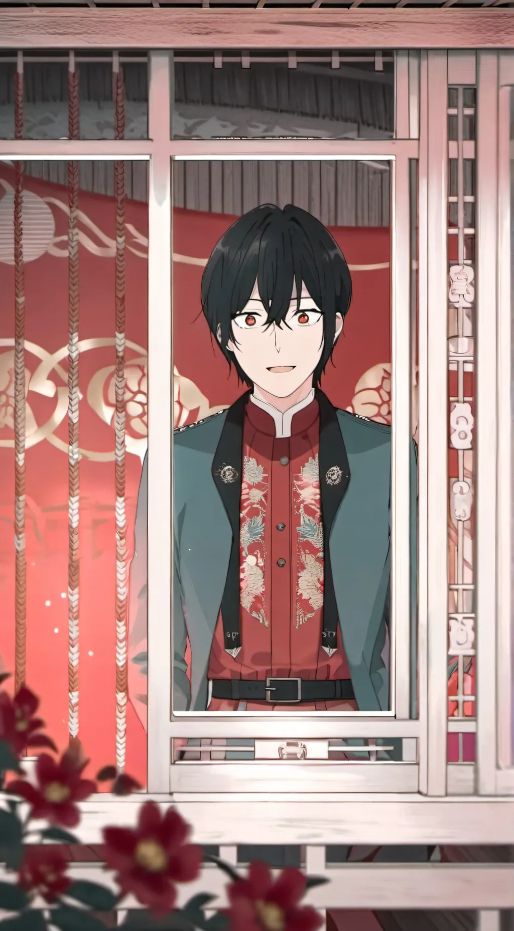 ai character: yuri bebou a moi background