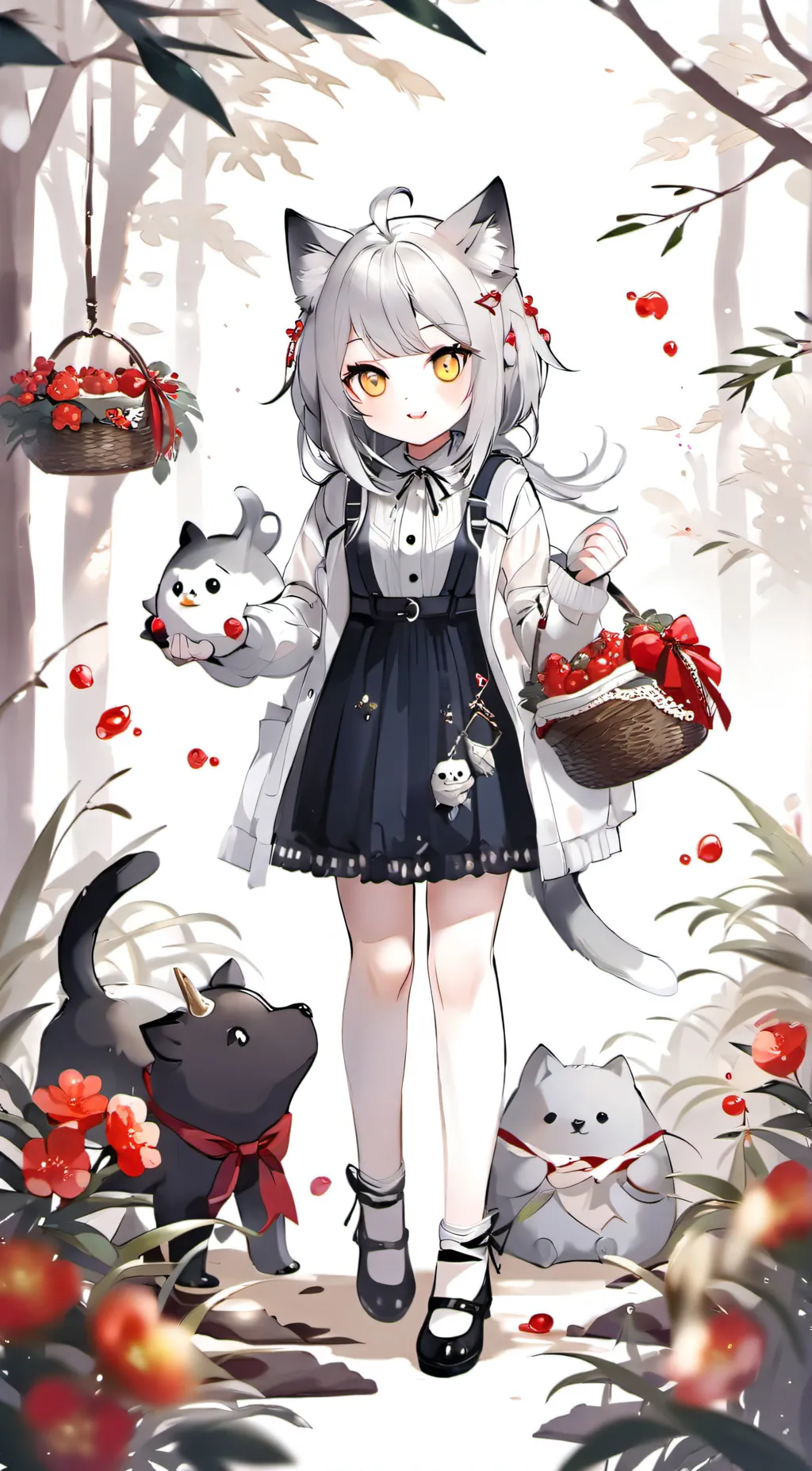 ai character: kitty background