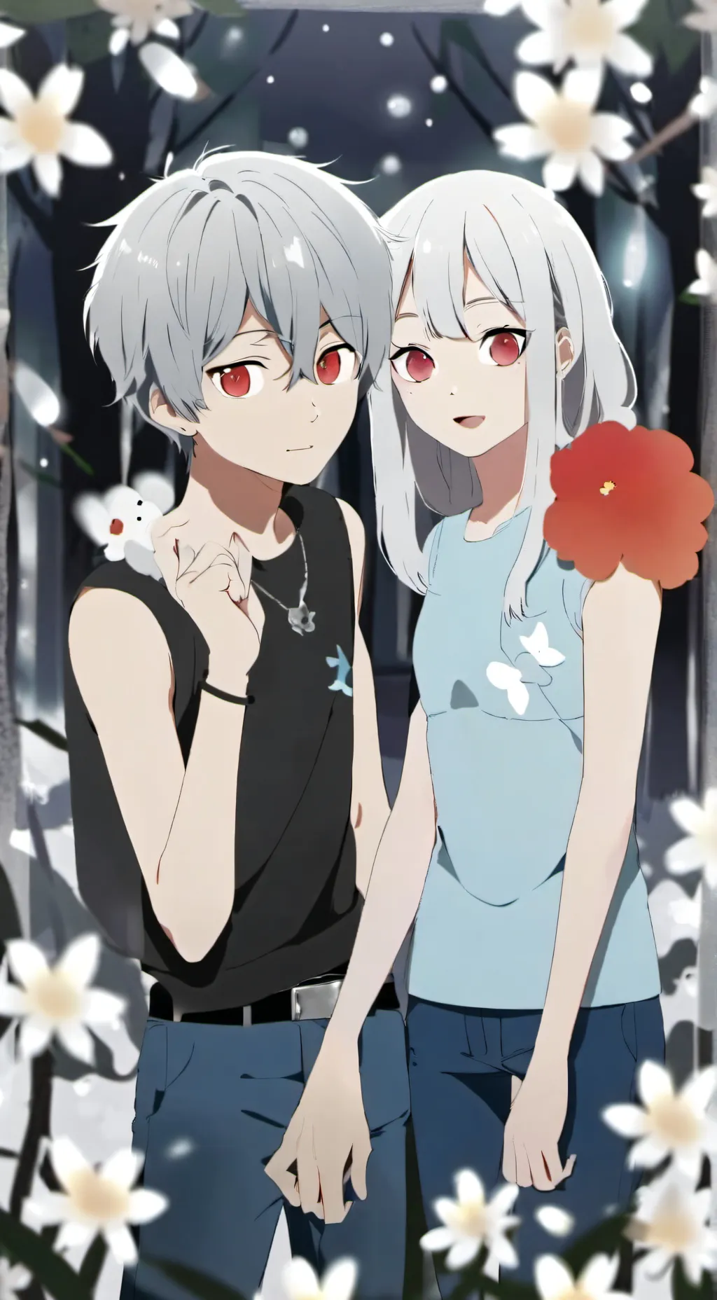 ai character: les enfant  background