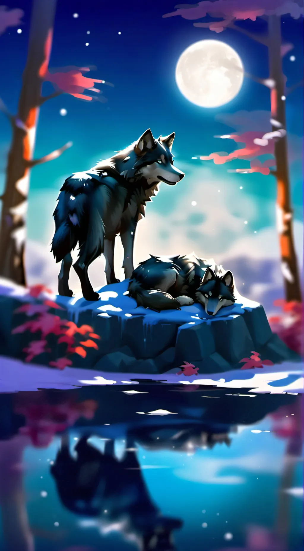 ai character: Midnight background