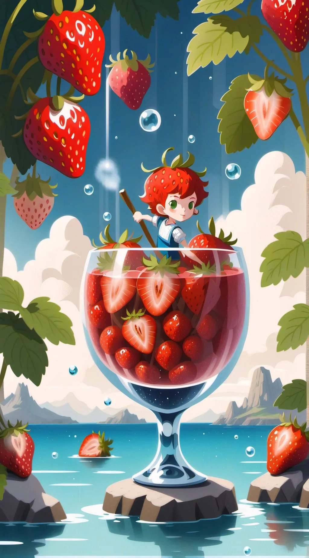 ai character: Sprout background