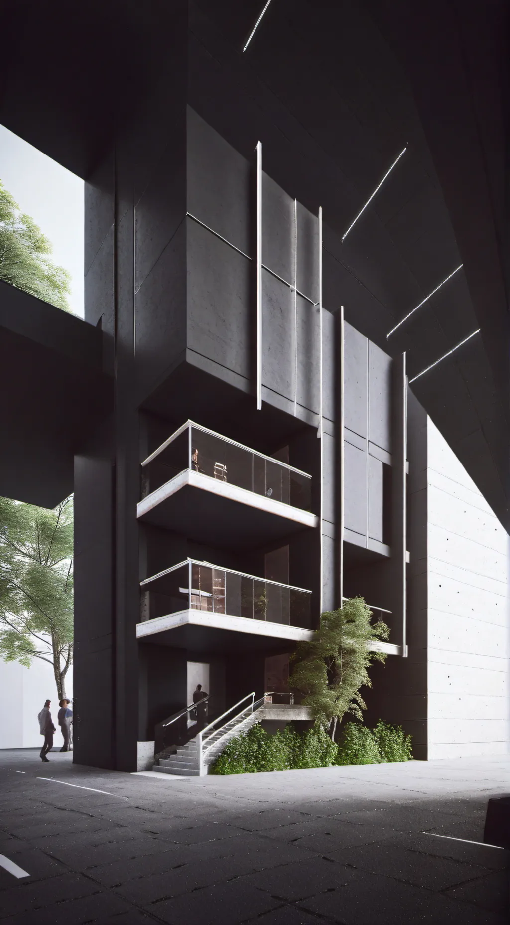 ai character: Hybrid School background