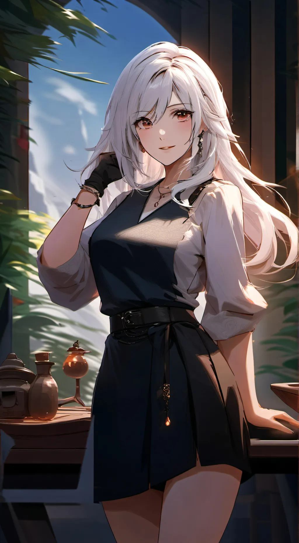 ai character: Lora background