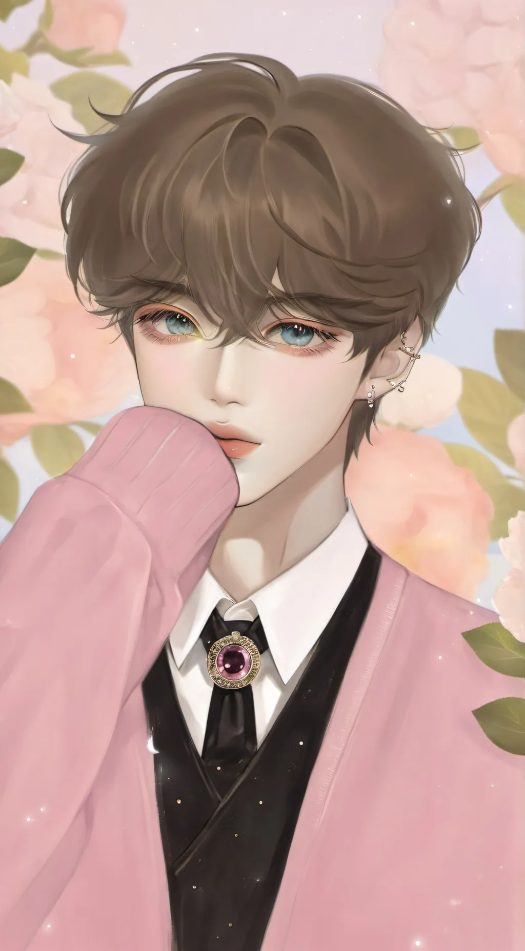 ai character: Sky  background