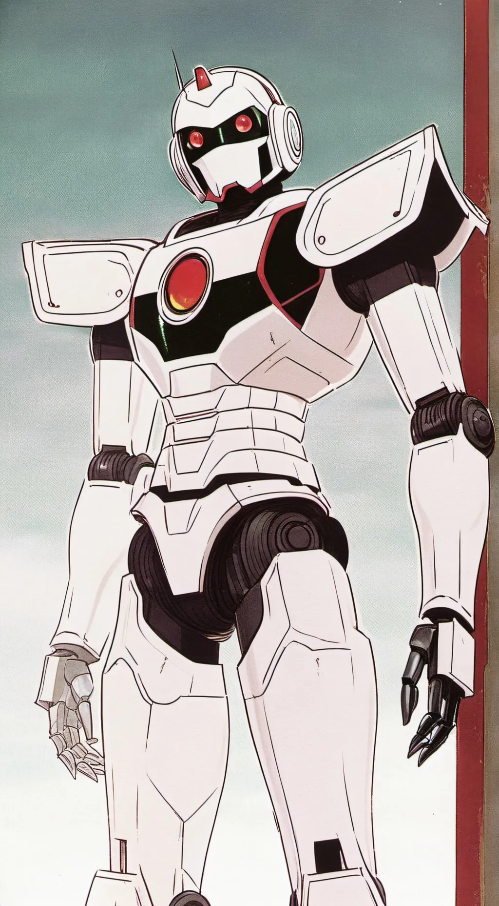 ai character: morse code background