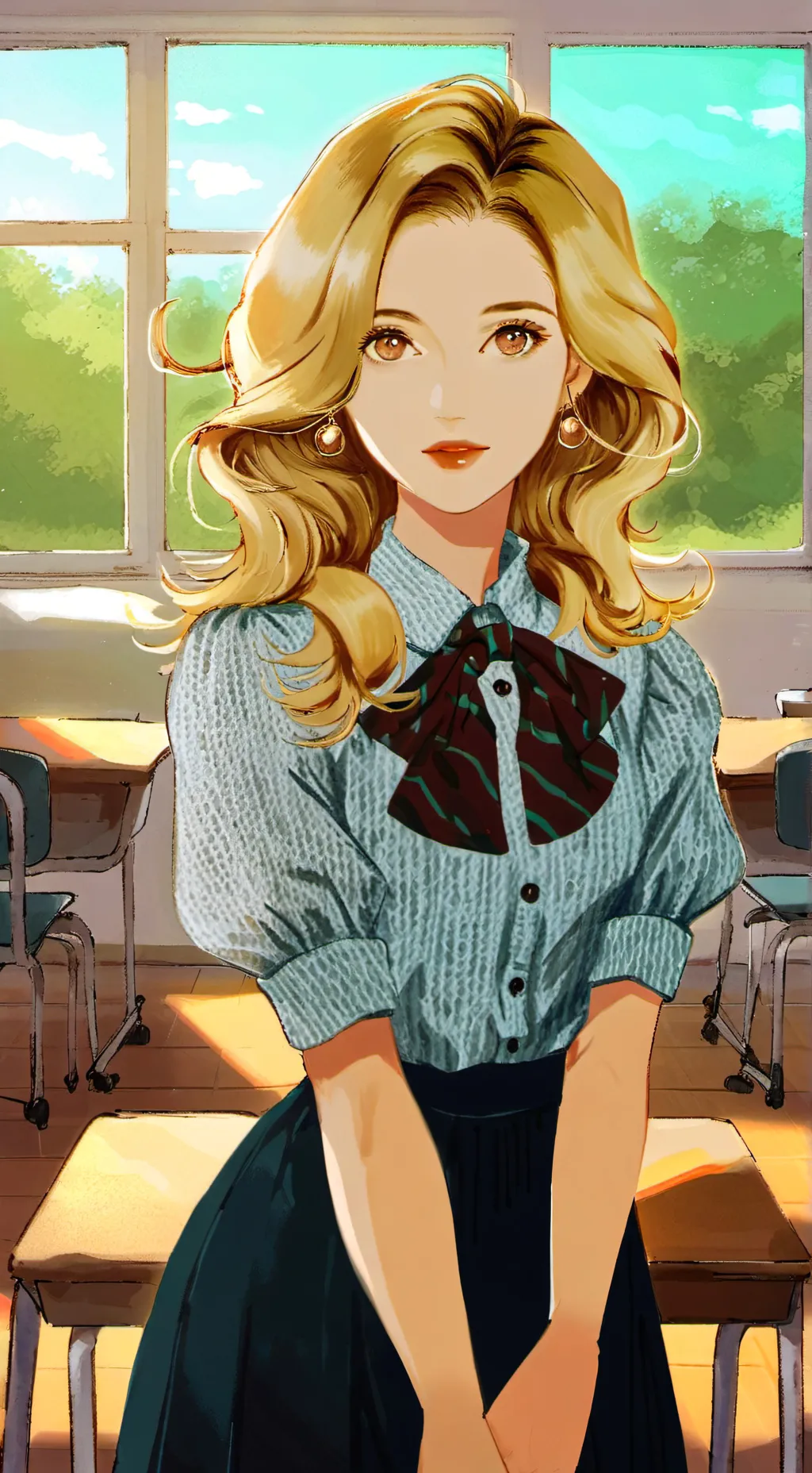 ai character: Lilly background