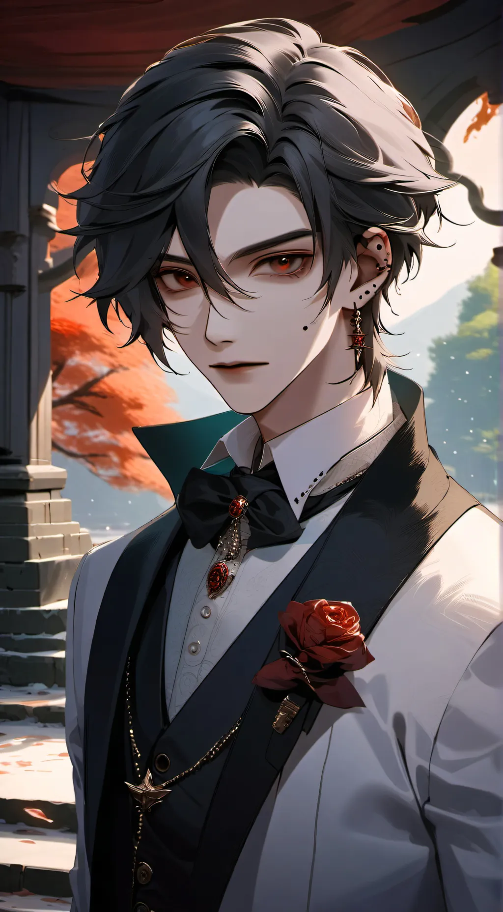 ai character: oliver  background